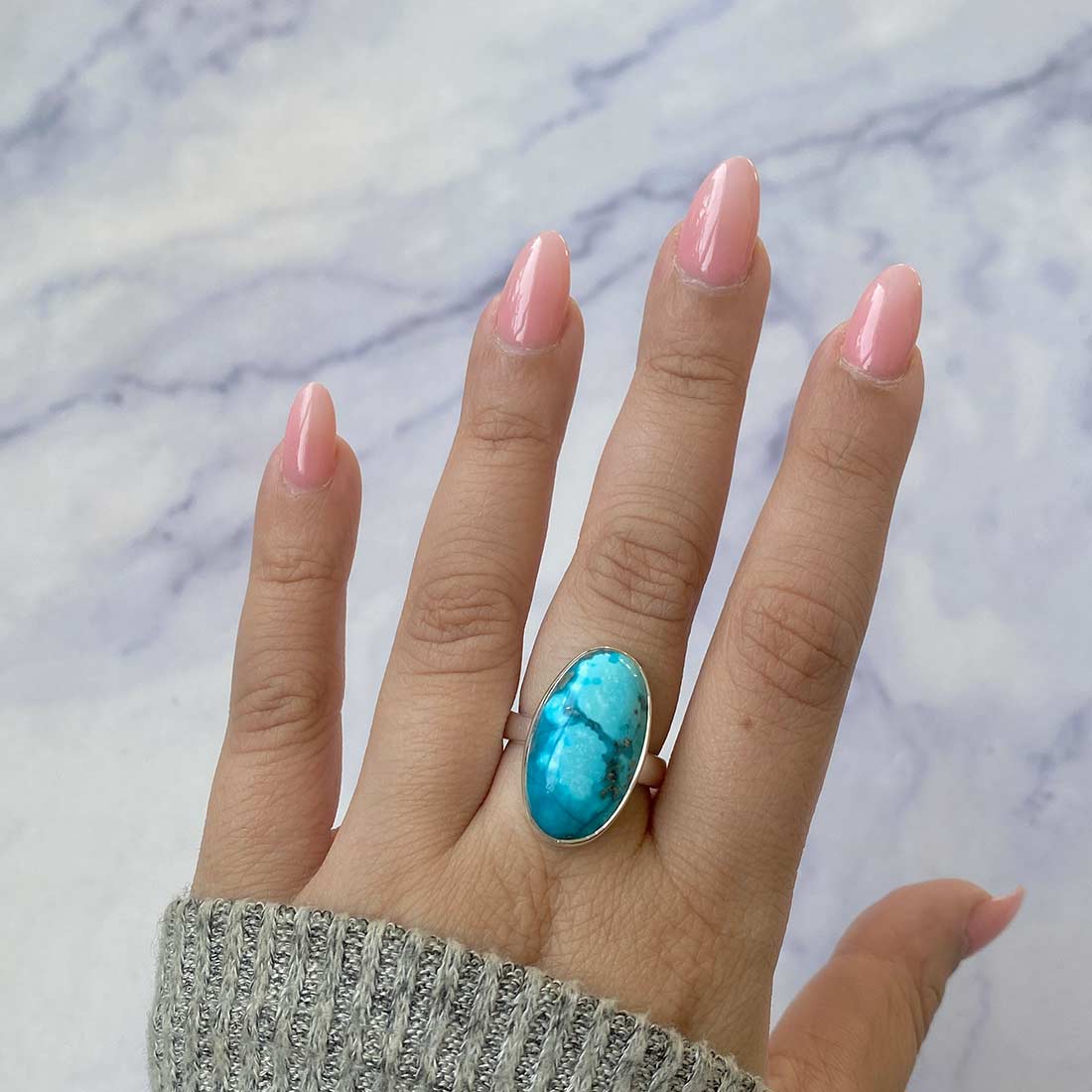 Premium Turquoise Adjustable Ring - Ultimate Style Statement