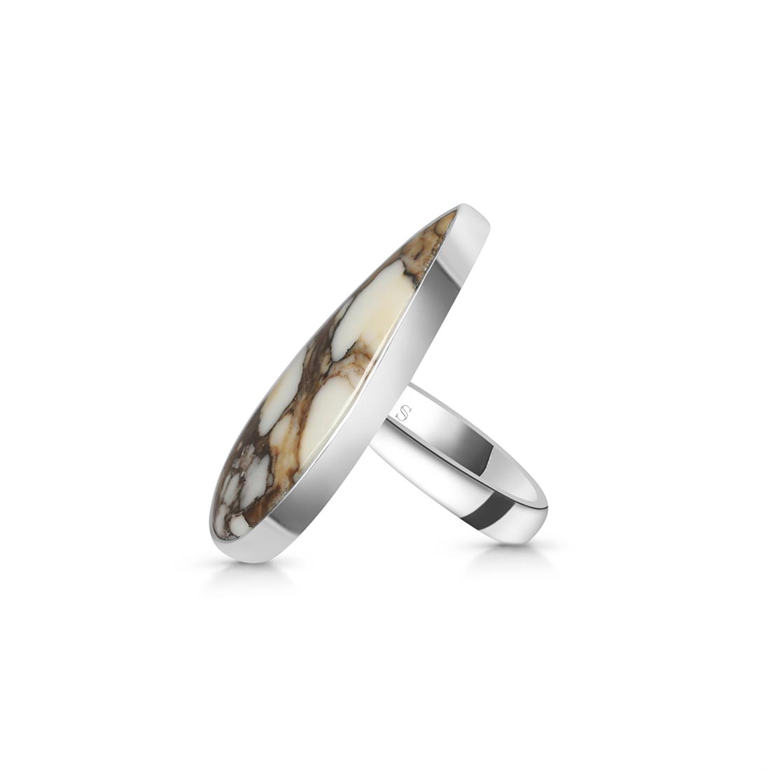 Premium Wild Horse Jasper Adjustable Ring - Ultimate Style & Comfort (WOJ-R-41)