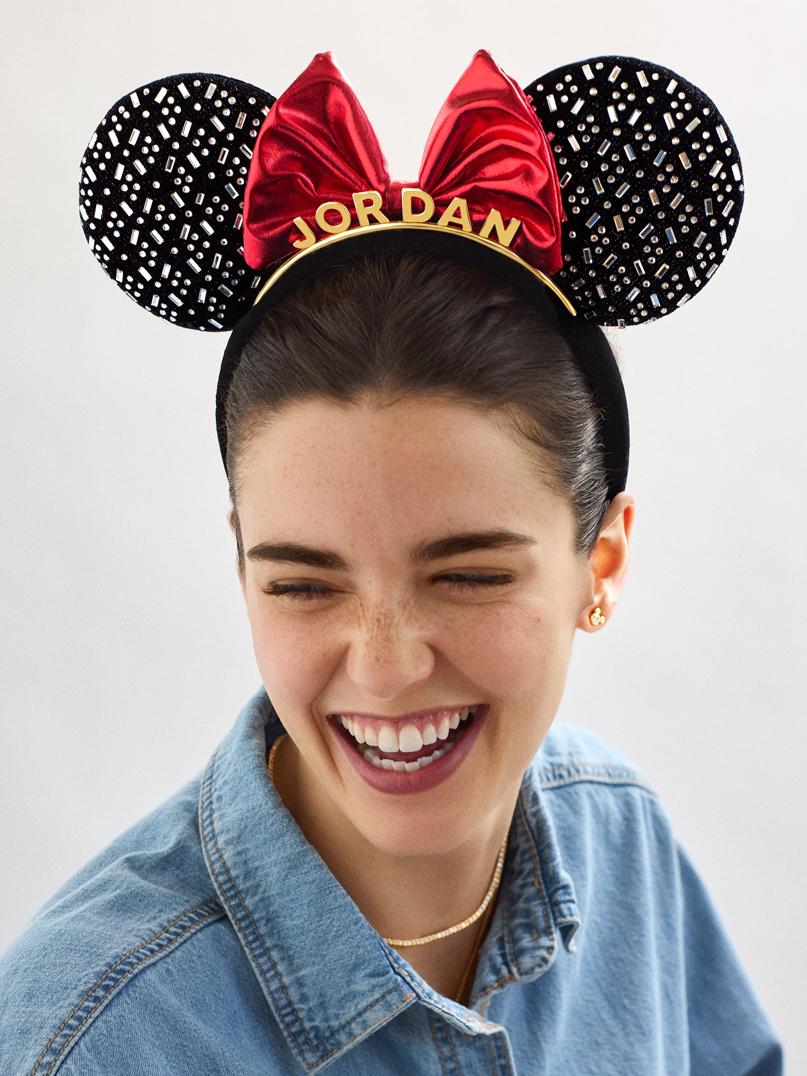 Premium Custom Glam Minnie Mouse Ears Headband by BaubleBar