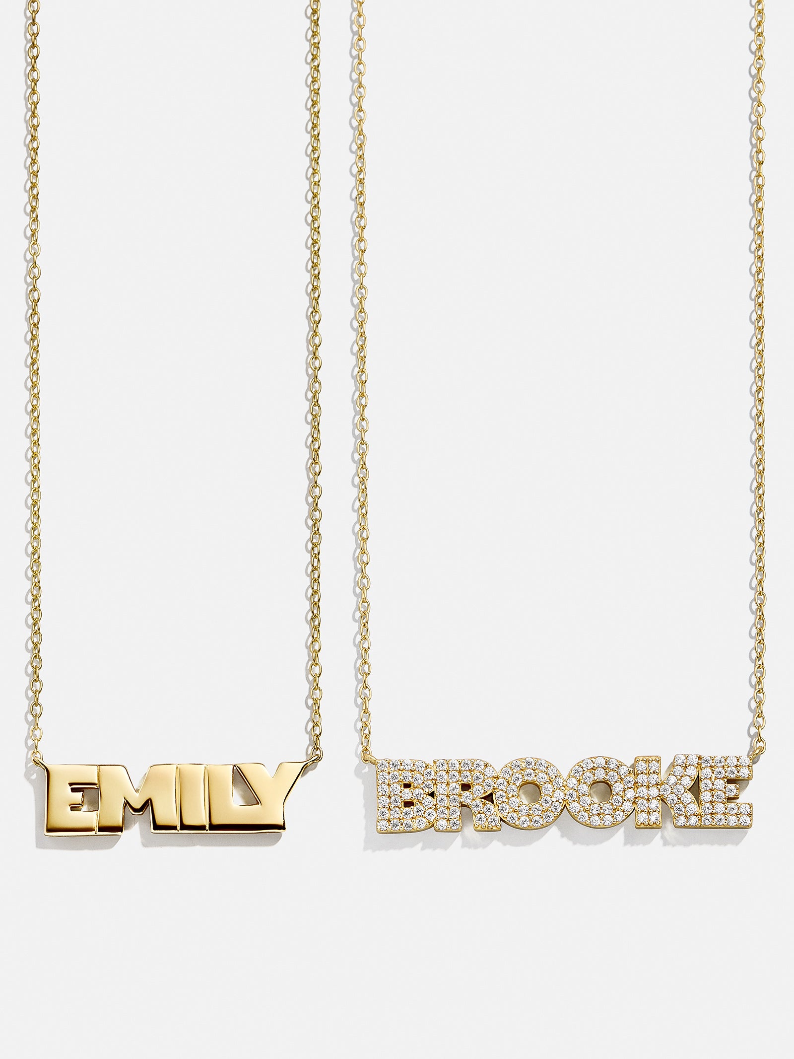 Premium 18K Gold Custom Nameplate Necklace - NYC Style