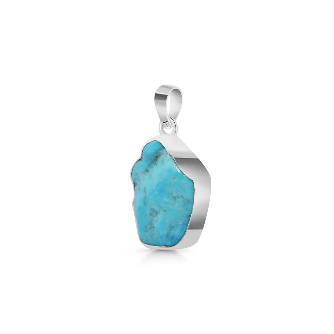 Premium Turquoise Rough Pendant - Sagacia Jewelry (TRQ-P-55)