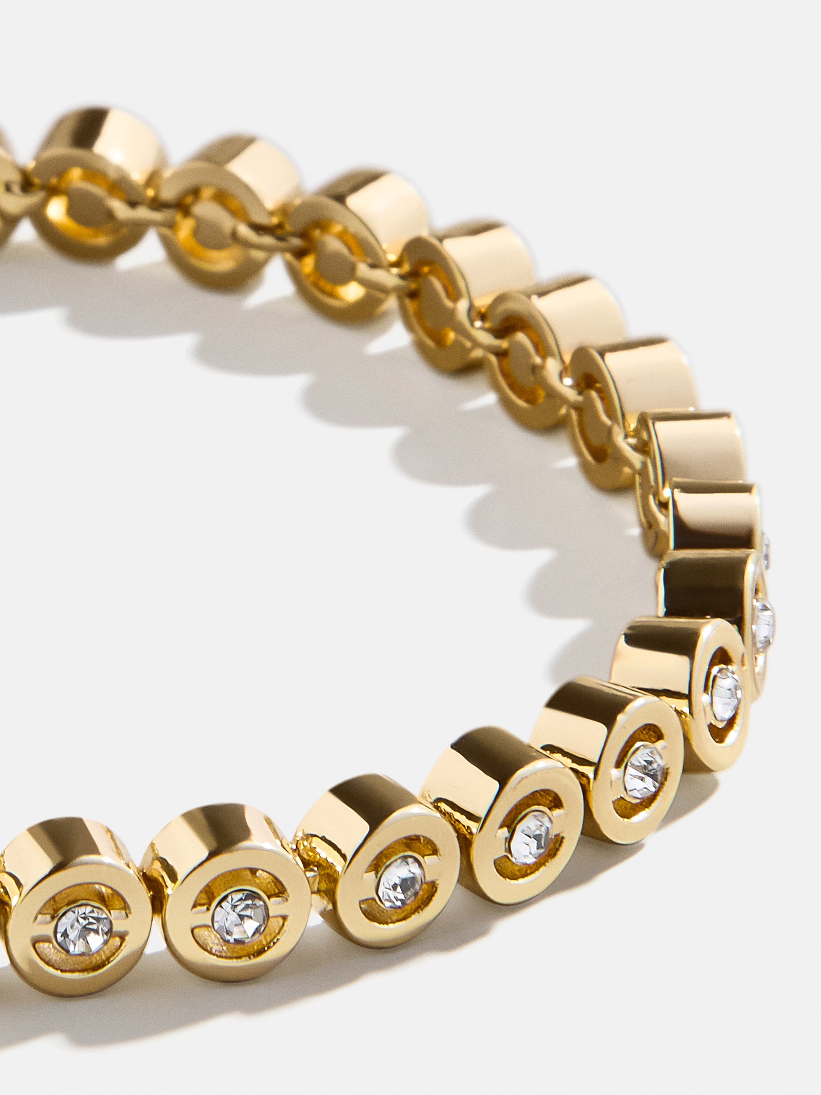 Addison Premium Crystal Bracelet - Gold/Pavé