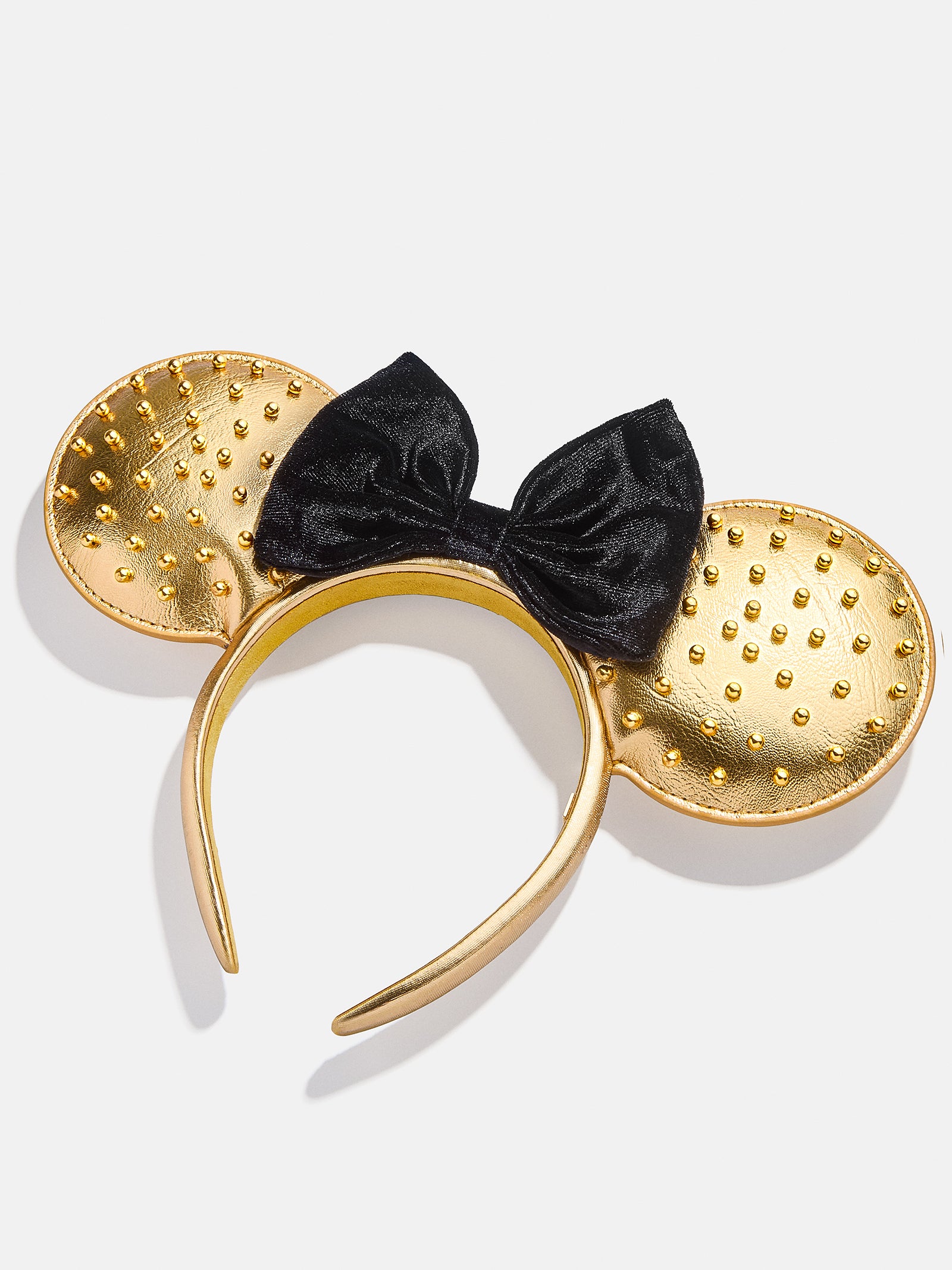 Premium Minnie Mouse Gold Party Ears Headband - Ultimate Disney Glamour