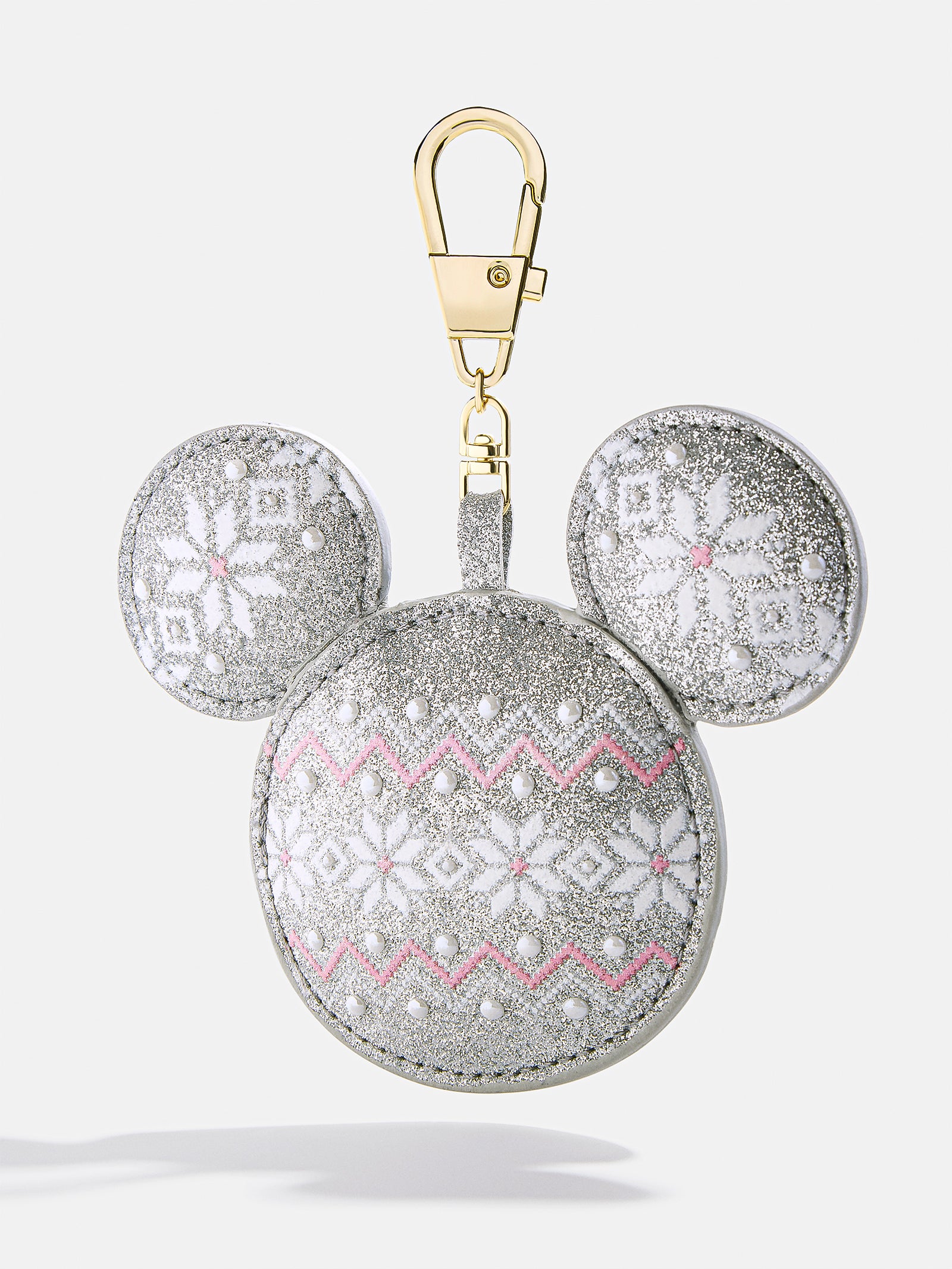 Premium Disney Mickey Mouse Puff Bag Charm - Holiday Magic Accessory