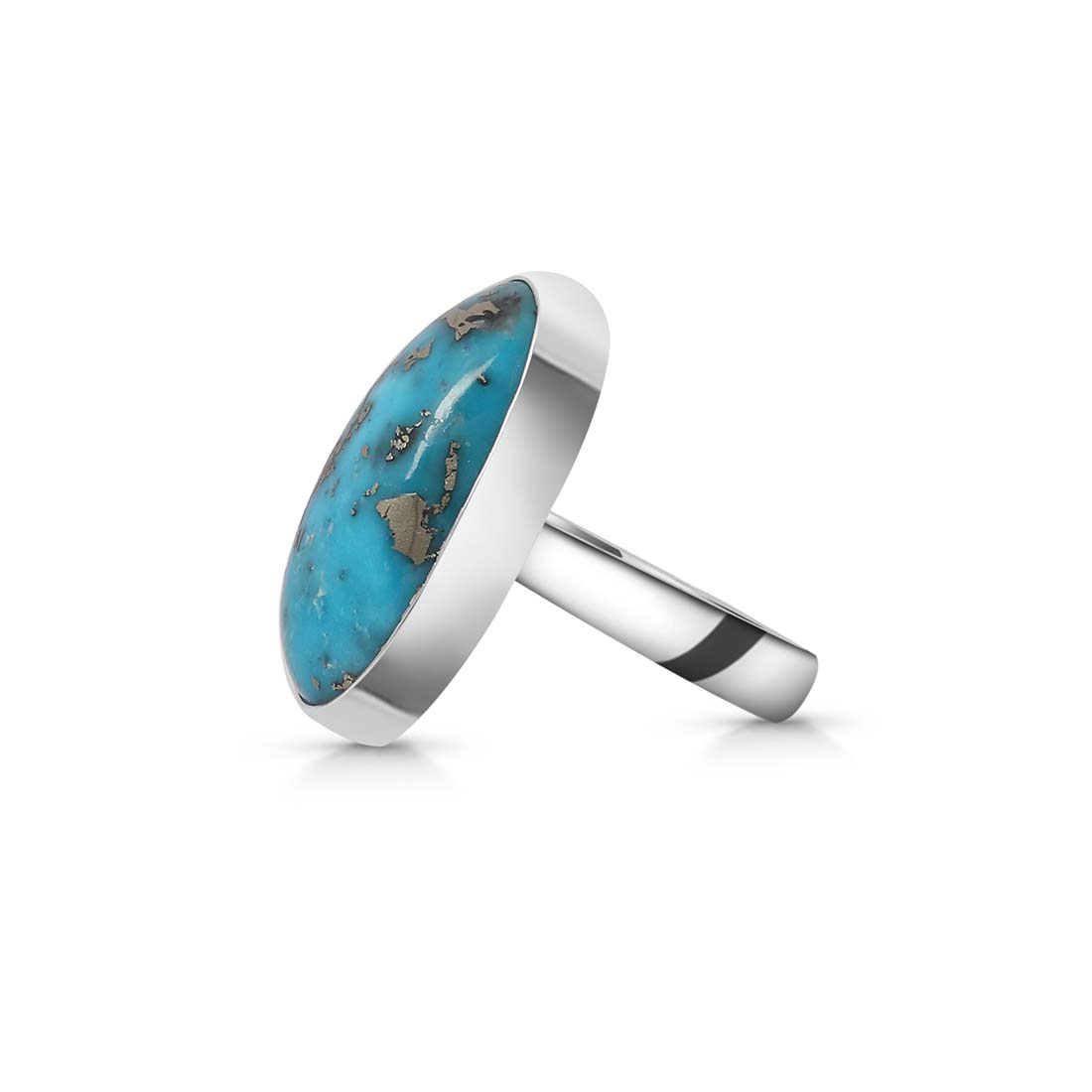 Premium Turquoise Adjustable Ring - Sagacia Statement Jewelry (TRQ-R-204)