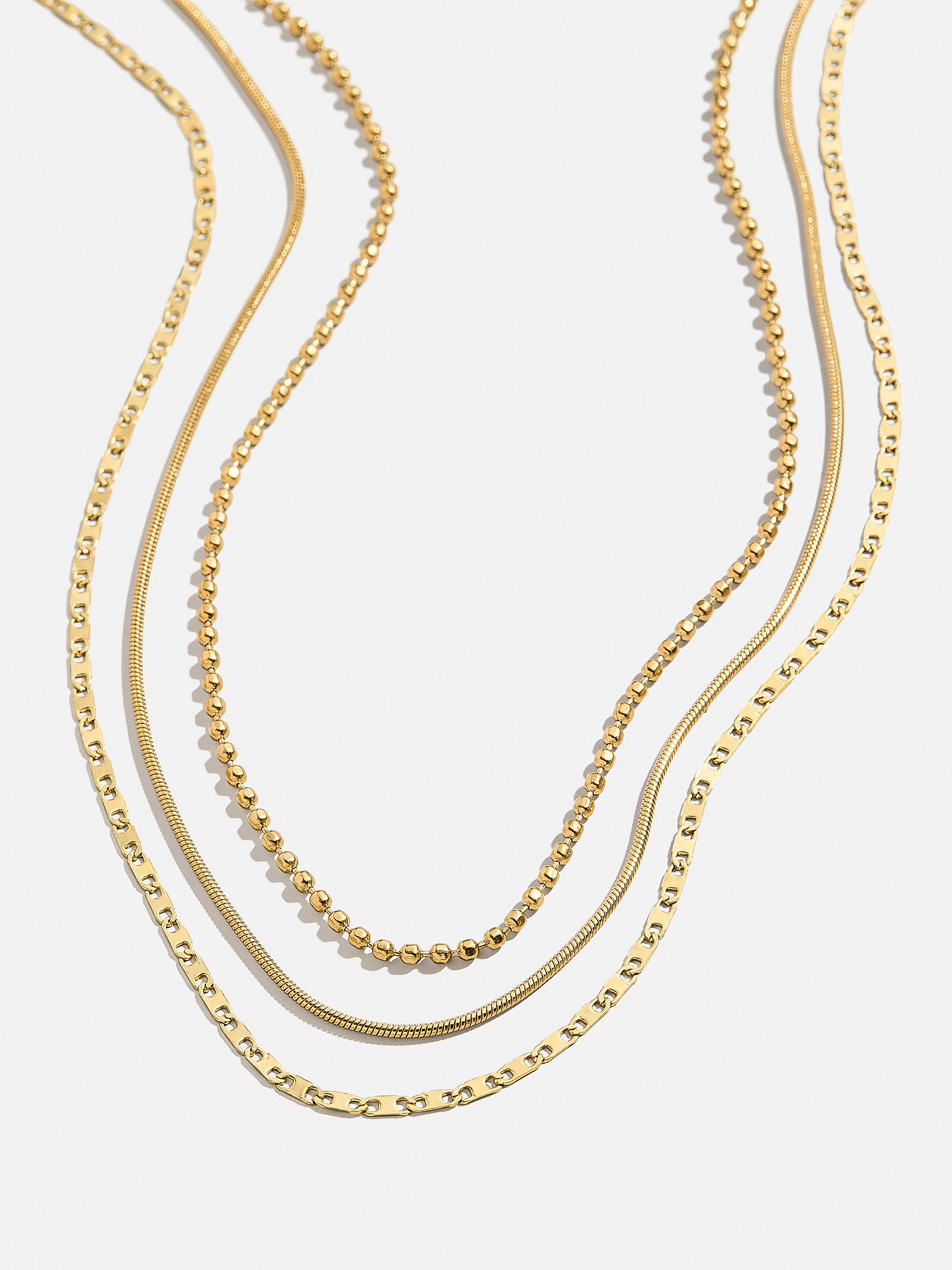 Anita Ultimate Waterproof Necklace Set - Gold/Pavé