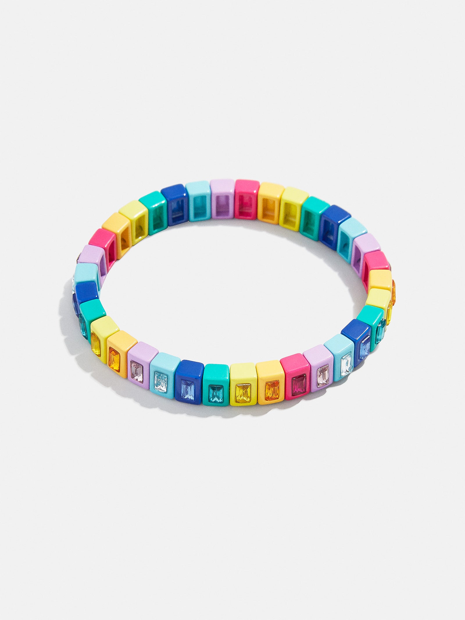 Premium Mary Kate Stretch Bracelet - Multi Color Enamel Beads