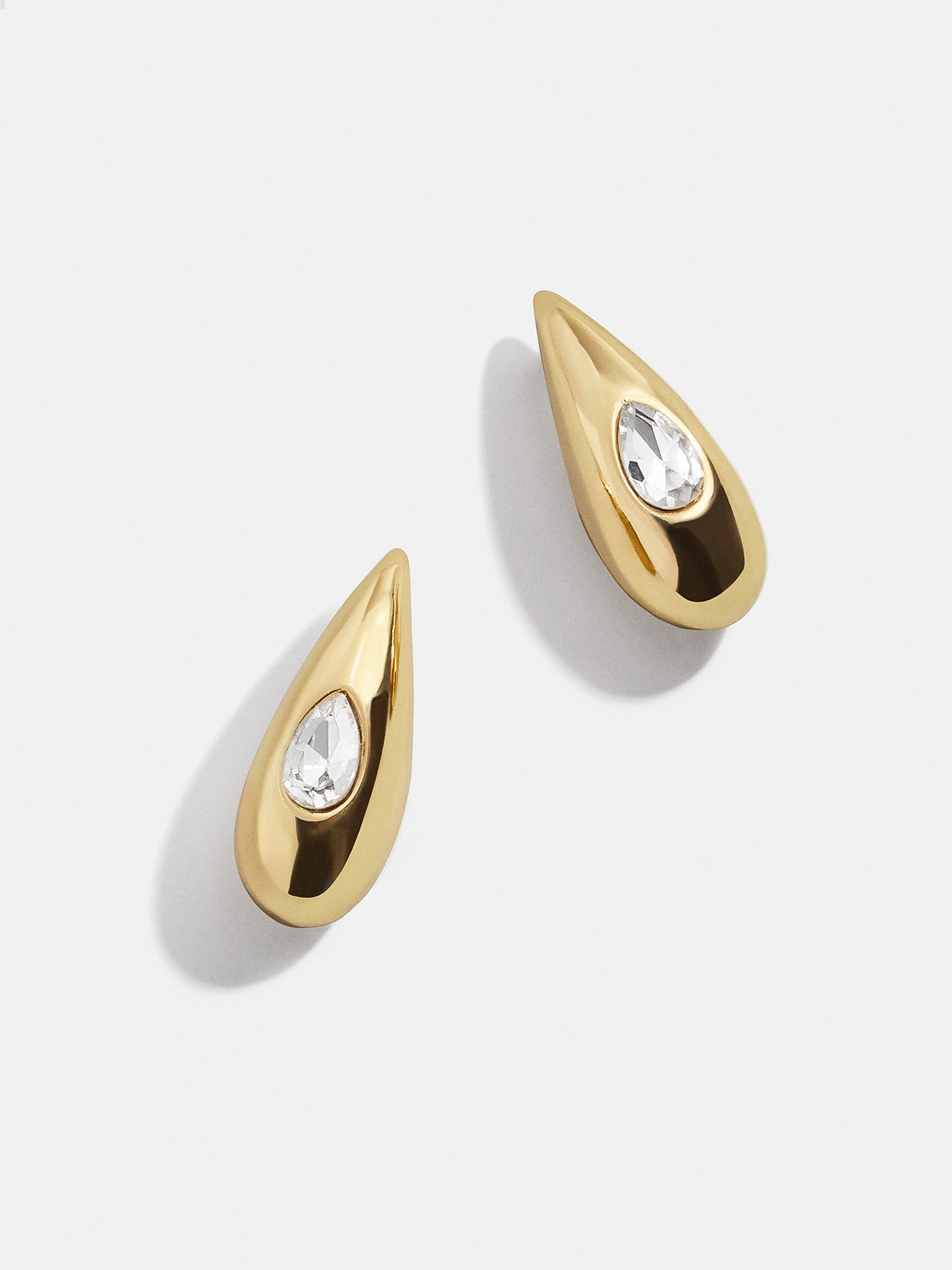 Premium Eliana Gold Pavé Drop Earrings