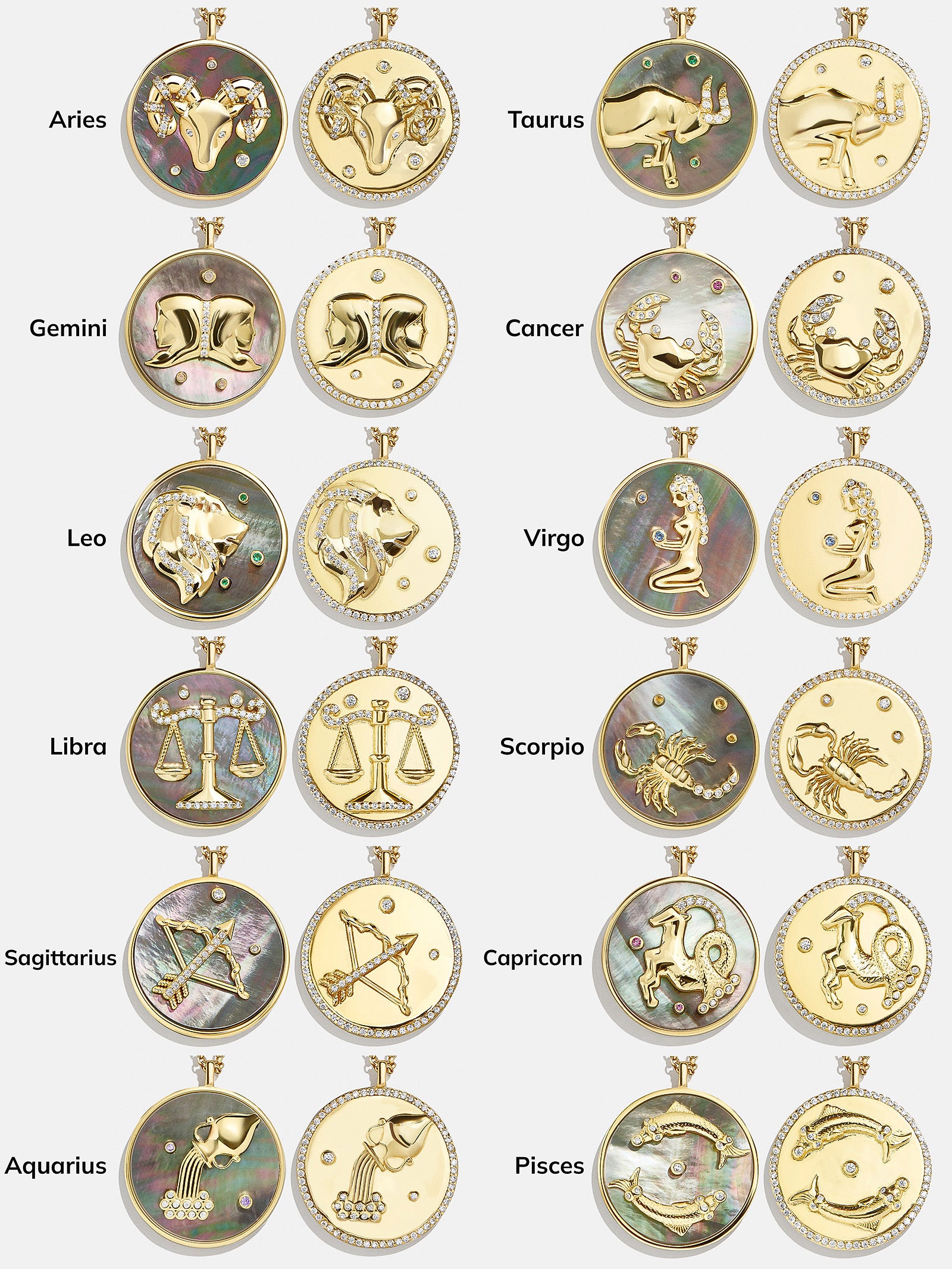 Premium Zodiac 18K Gold Medallion Necklace - Ultimate Astrology Jewelry