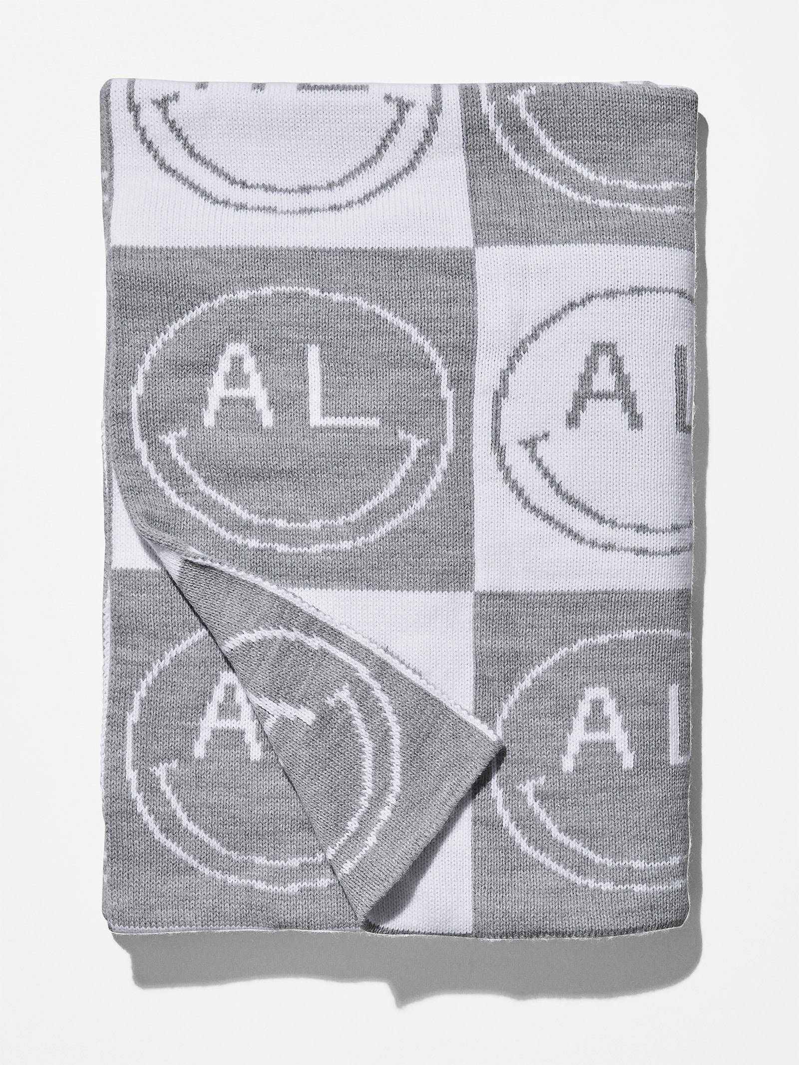 Ultimate Custom Smile Blanket - Personalized Gray/White