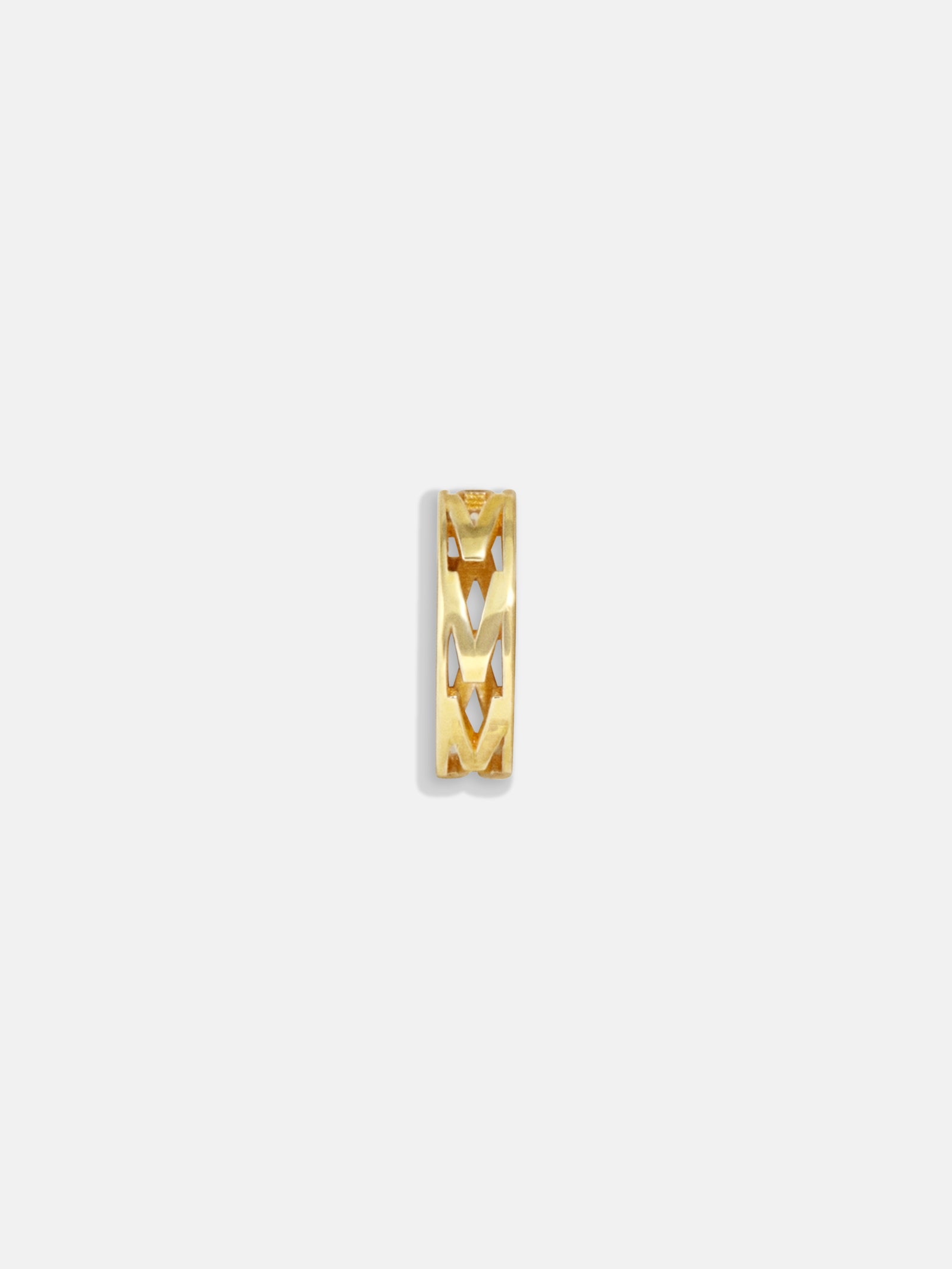 Premium Gold Initial Bead Charm - Modern Elegance