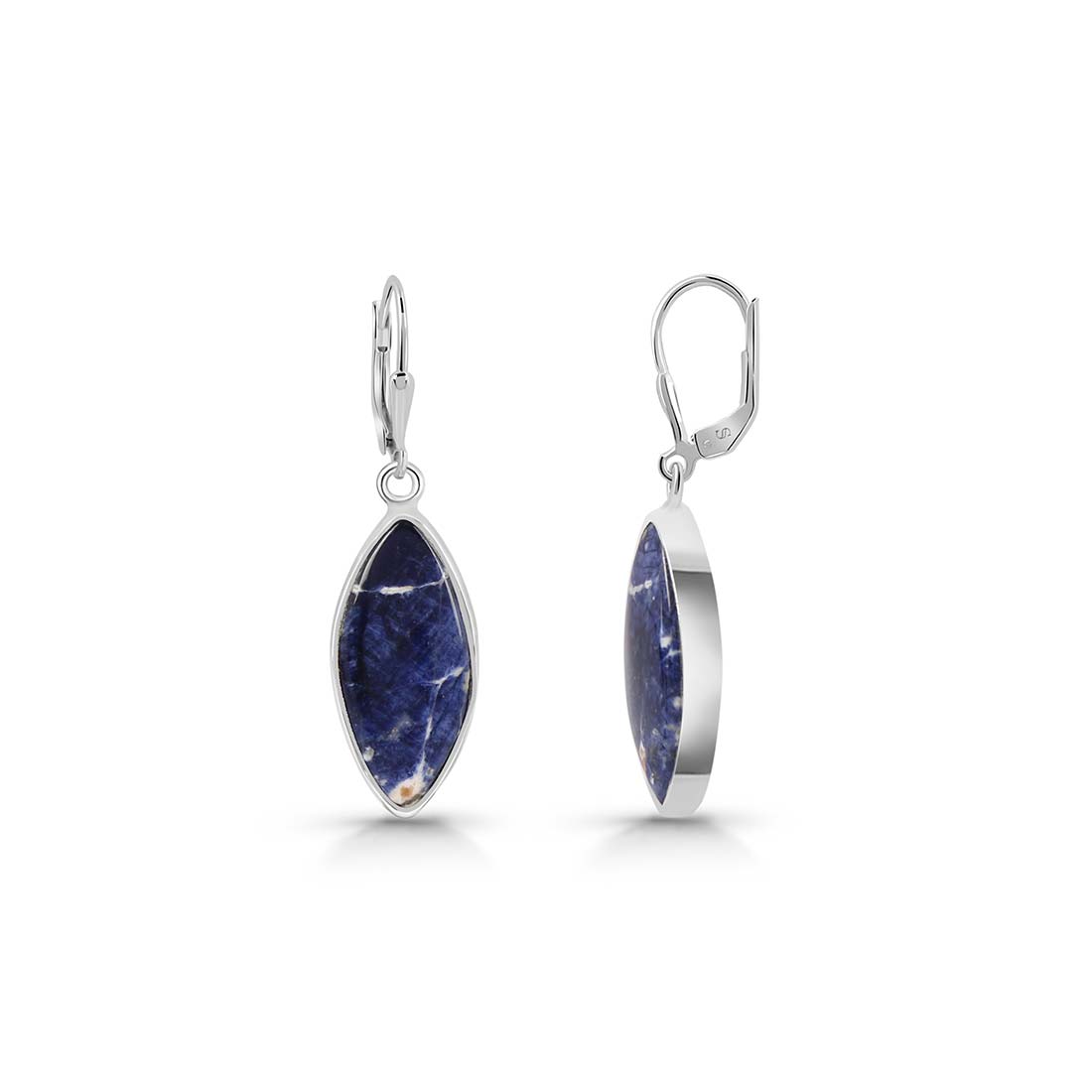 Premium Sodalite Statement Earrings - SDL-E-5