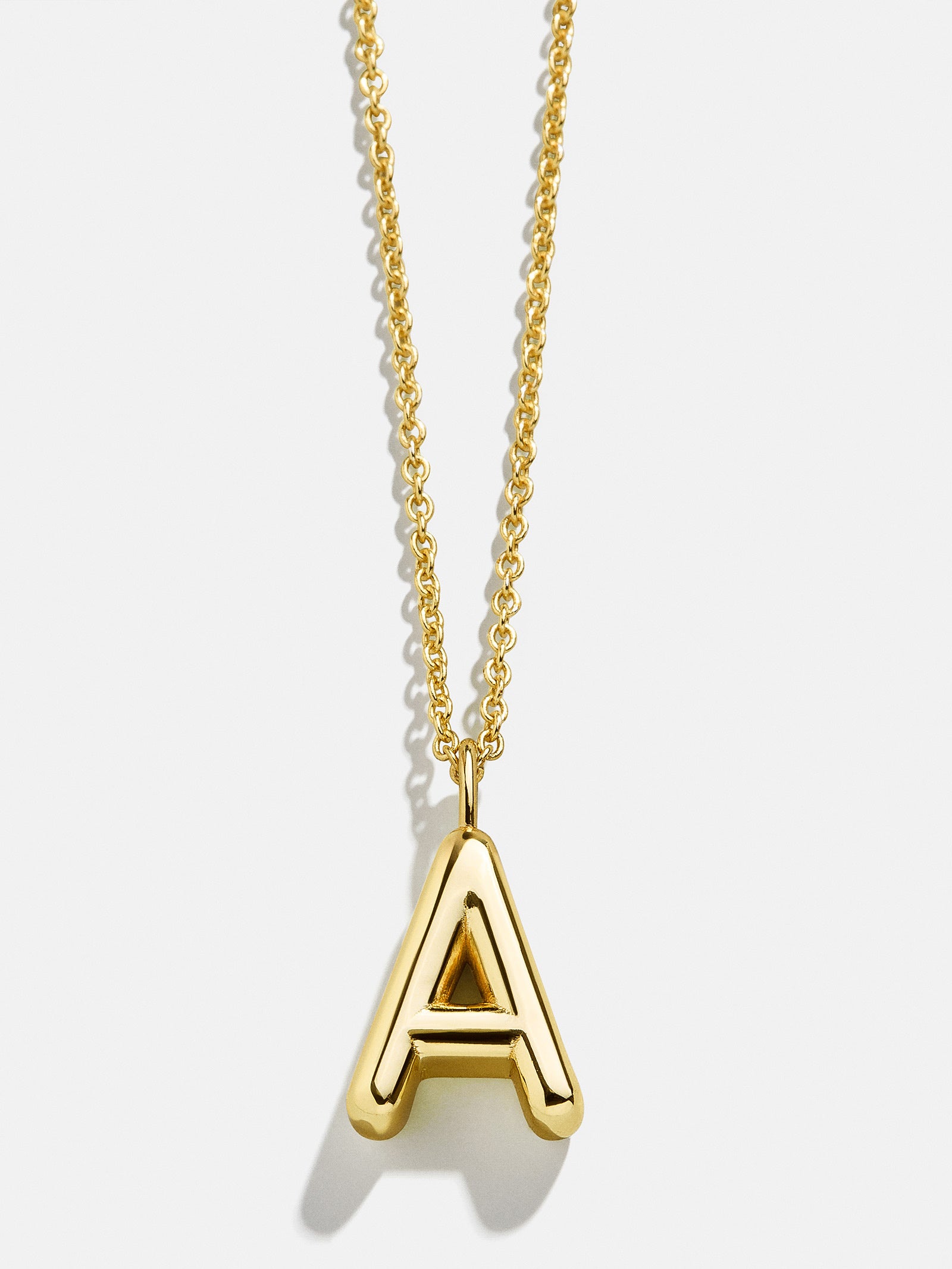 Premium Custom Gold Initial Necklace - Gold Plated Brass for Personalized Style