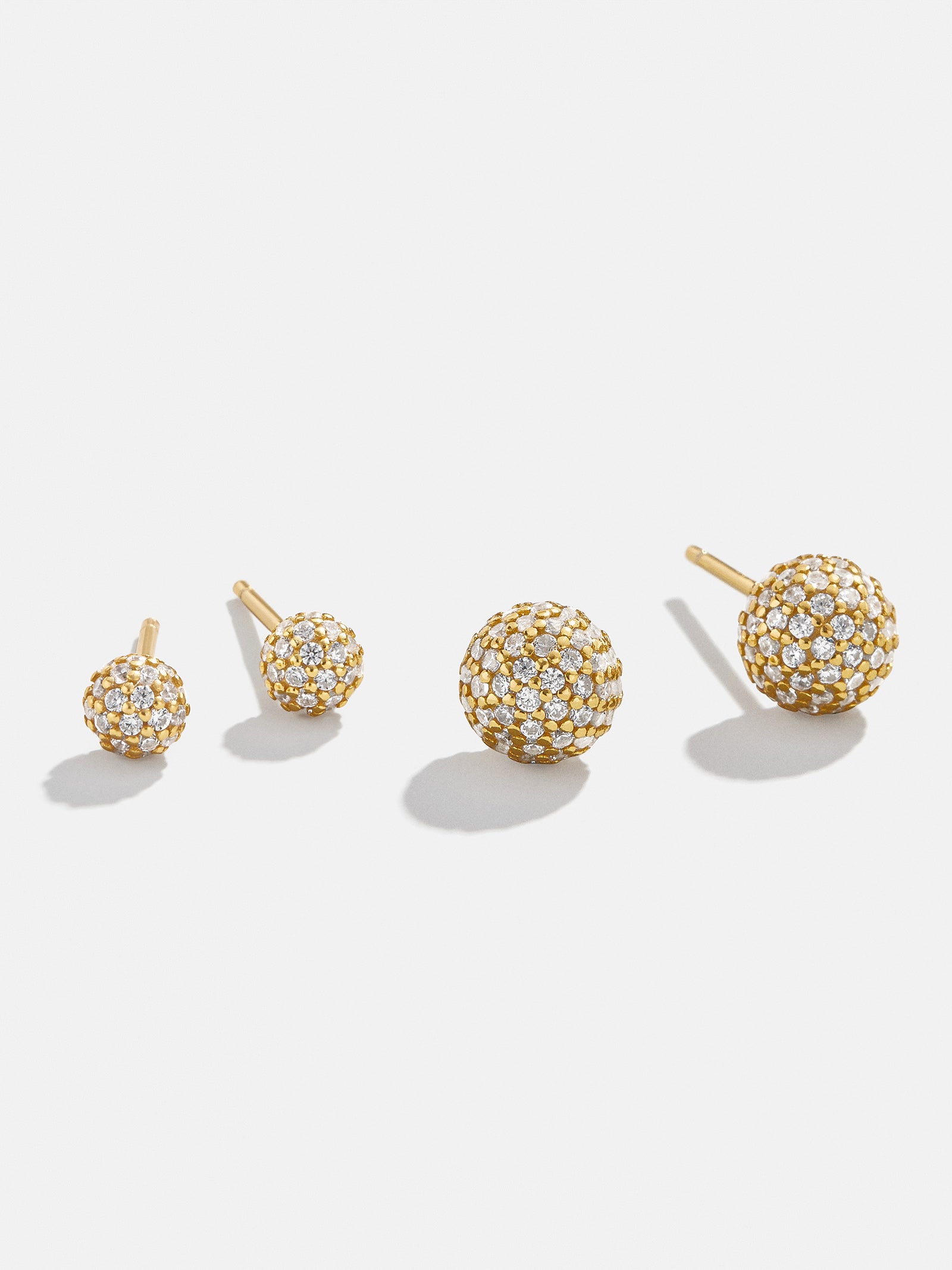 Premium Dorothea 18K Gold Pavé Earrings - Ultimate Luxury