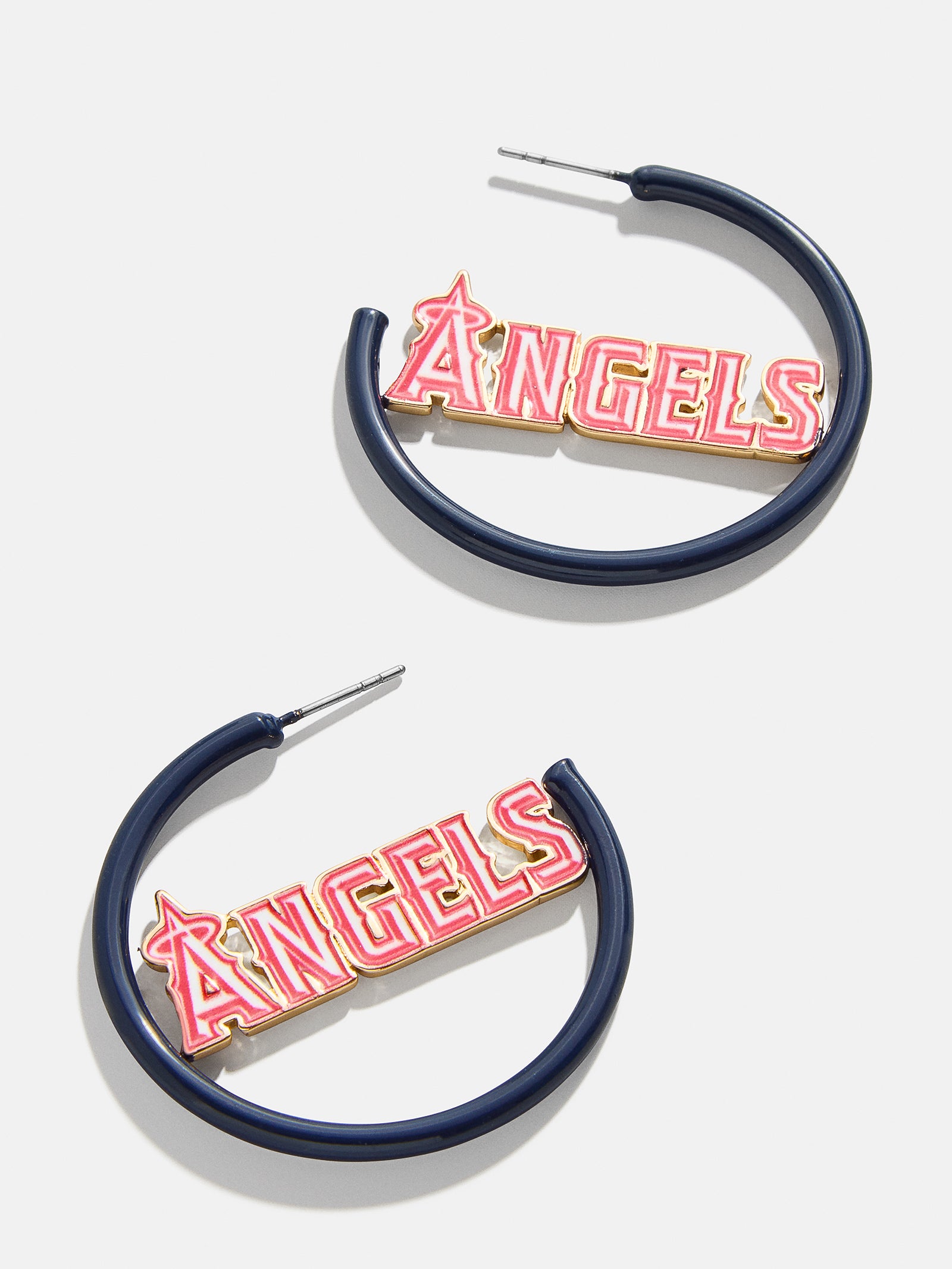 Premium MLB Enamel Hoops - Los Angeles Angels Official Collection