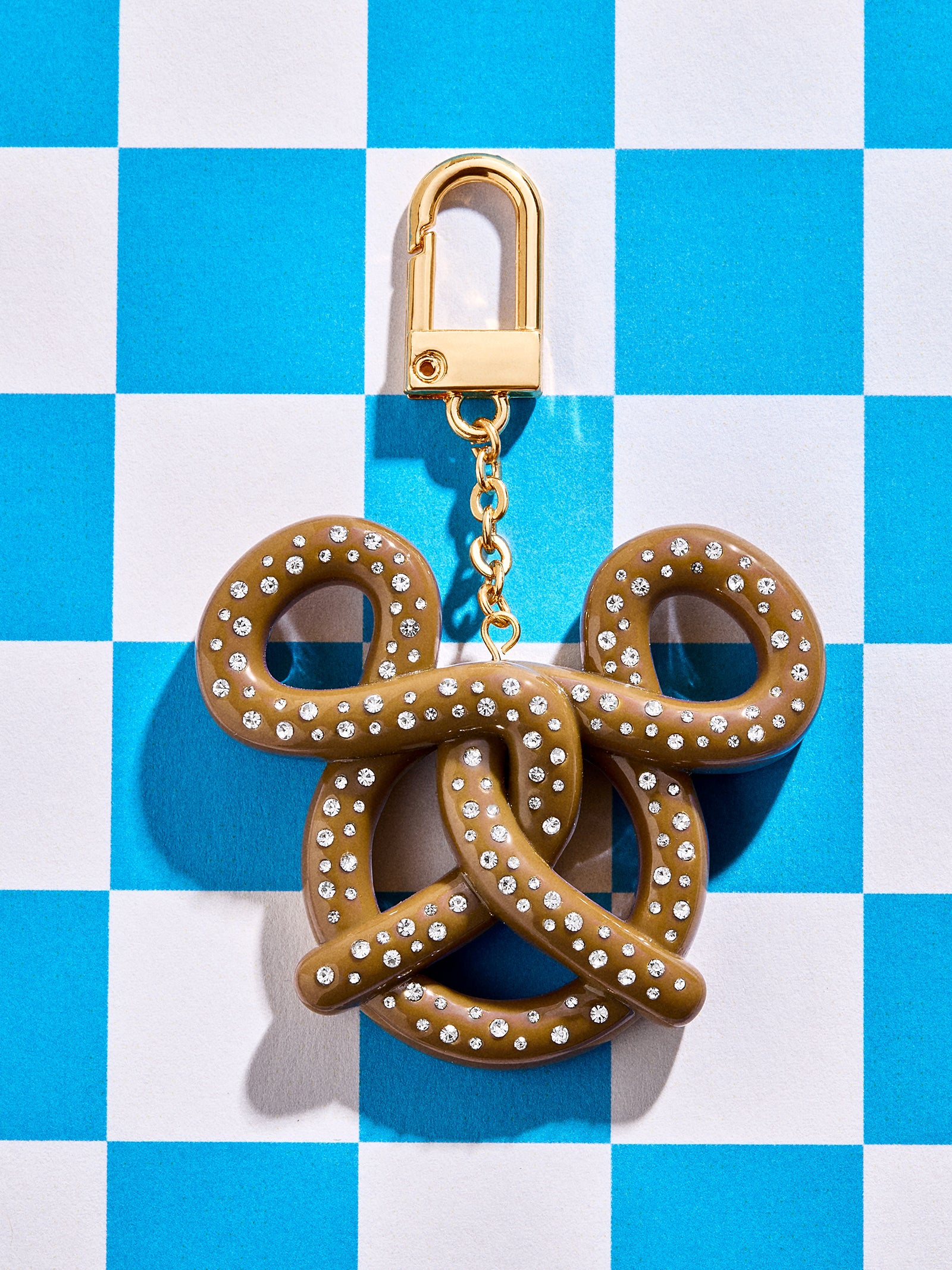 Premium Mickey Mouse Disney Pretzel Bag Charm - Stylish Disney Accessory