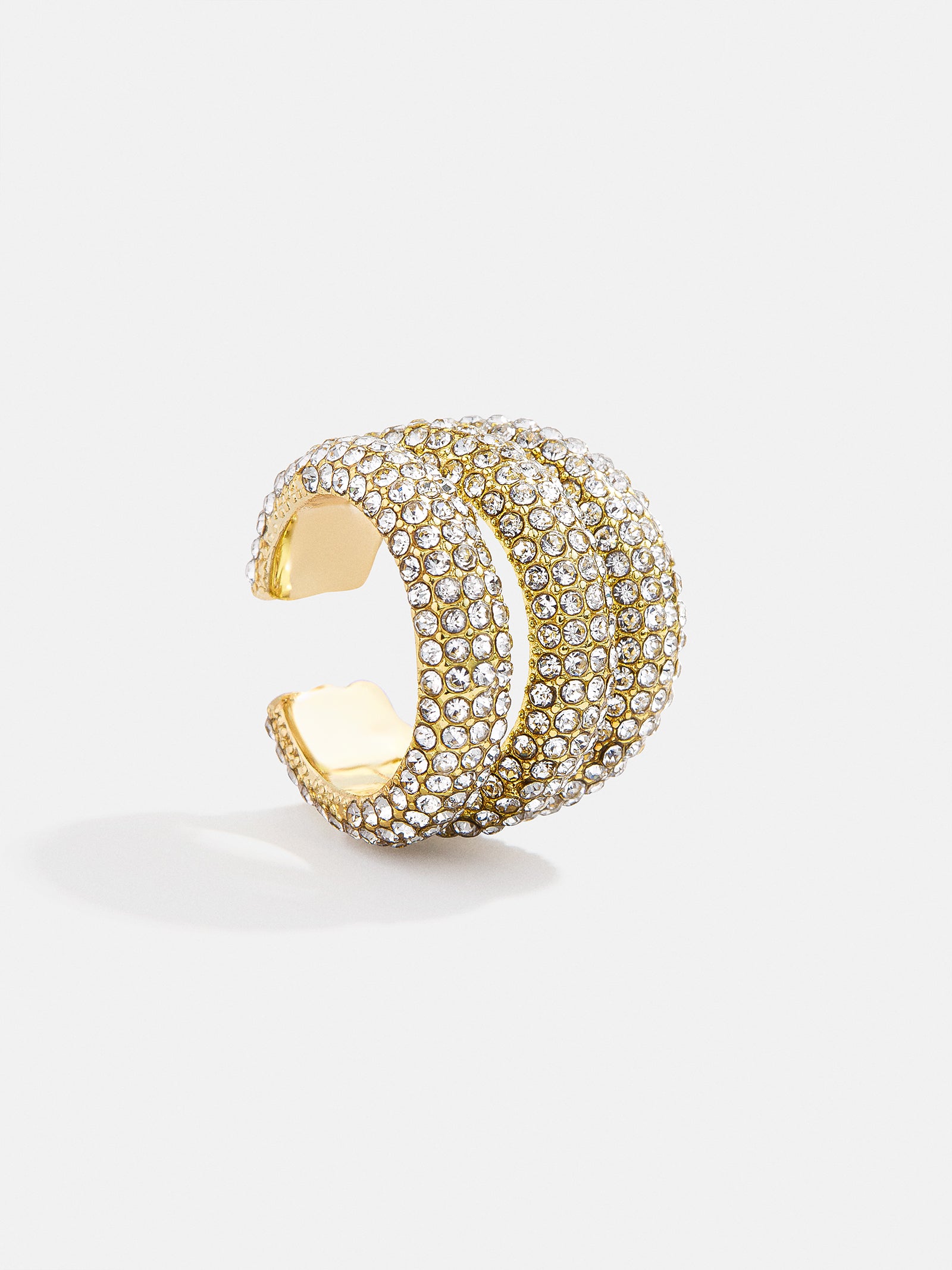 Premium Jenny Ear Cuff - Gold Pavé Elegance