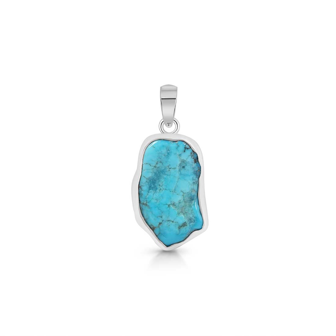 Premium Turquoise Rough Pendant - Authentic Sagacia Jewelry