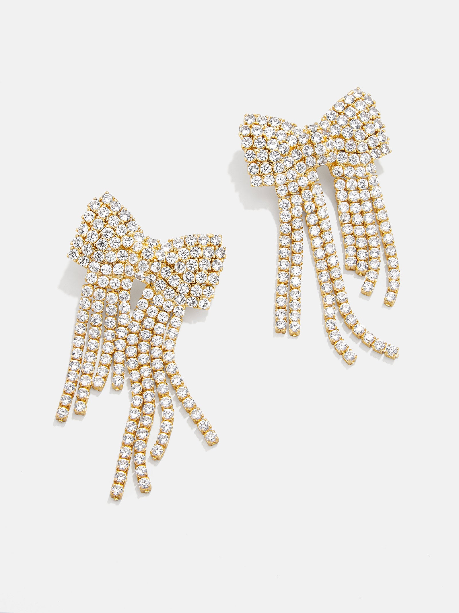 Premium Selena Crystal Bow Earrings