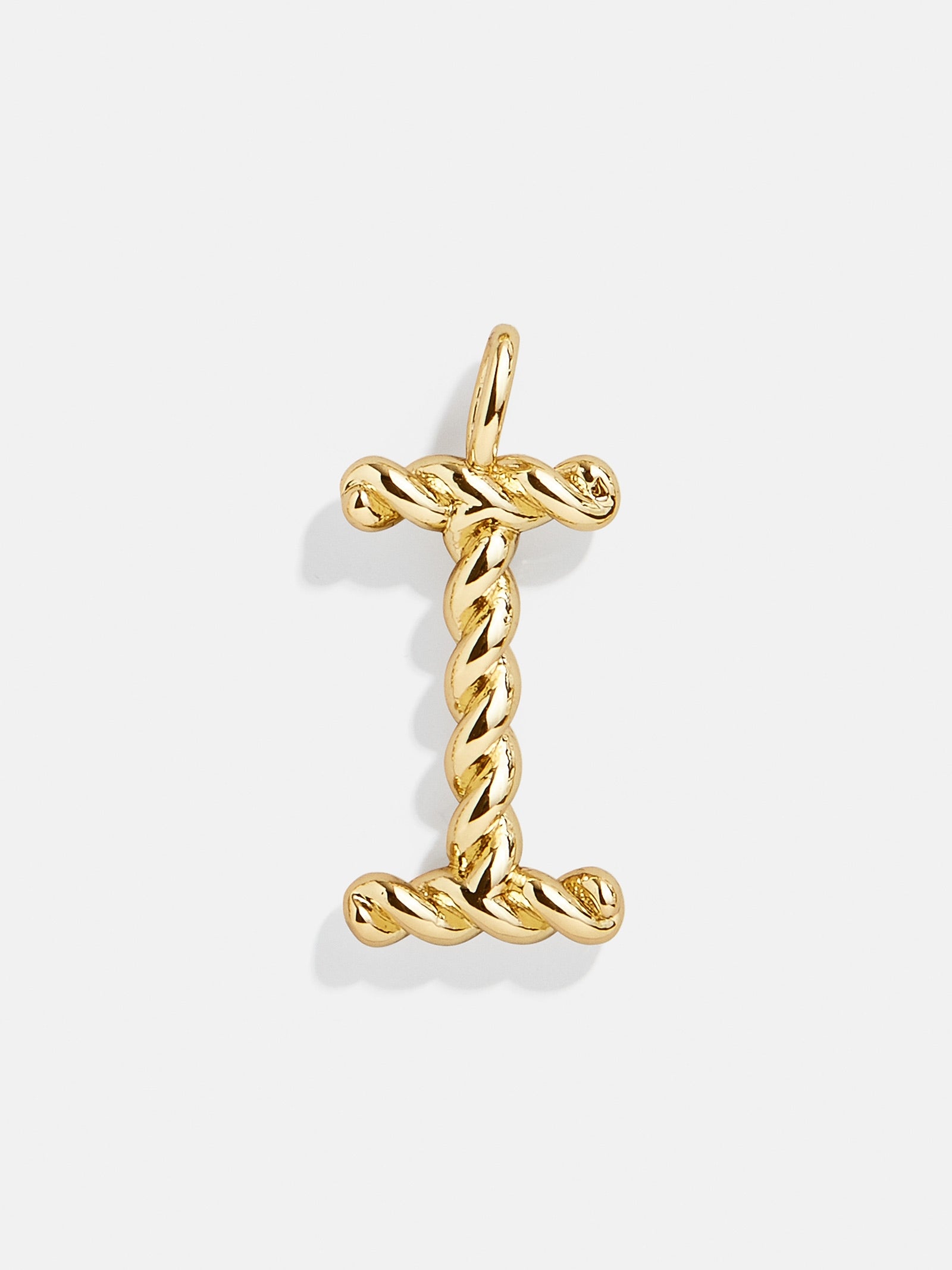 Premium Jupiter Charm - Modern Gold Twisted Initial Pendant