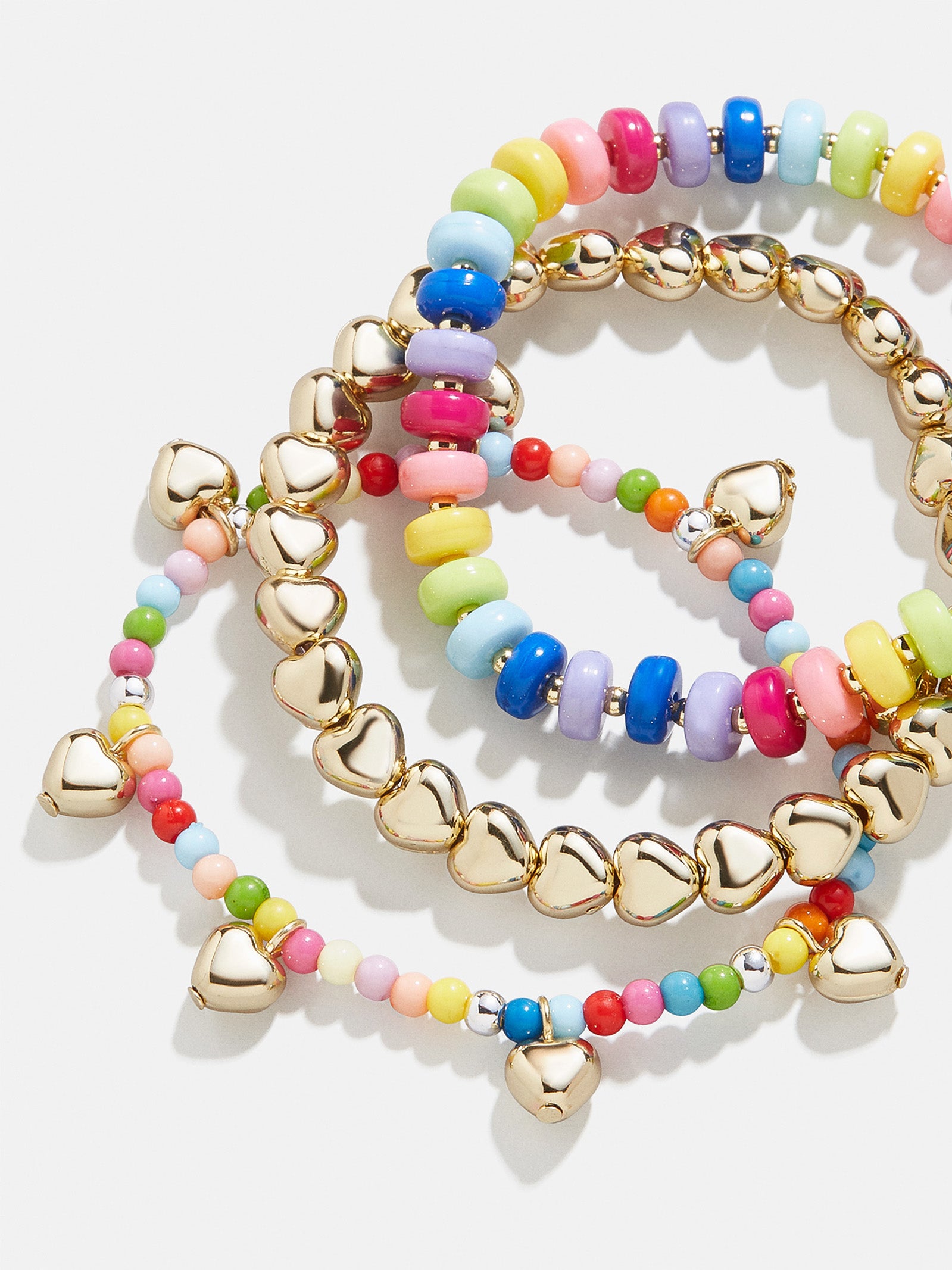 Premium Kids' Heart Bracelet Set - Beads Please