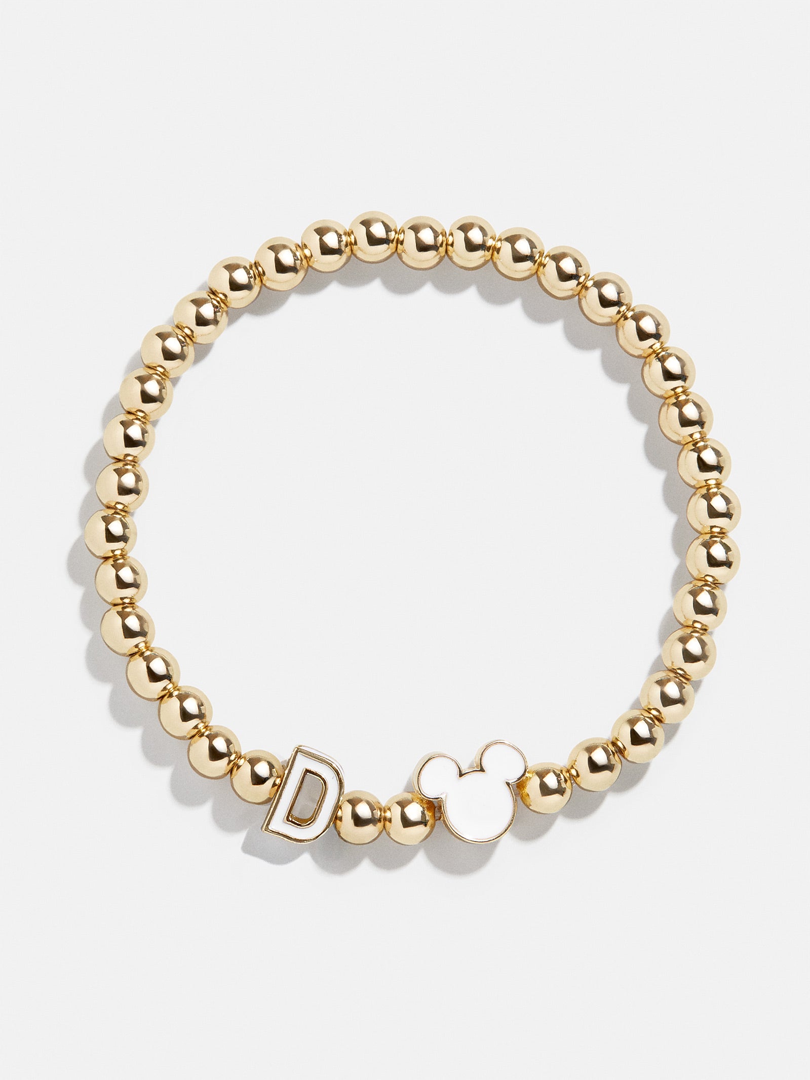 Premium Mickey Mouse Disney Initial Pisa Bracelet - White