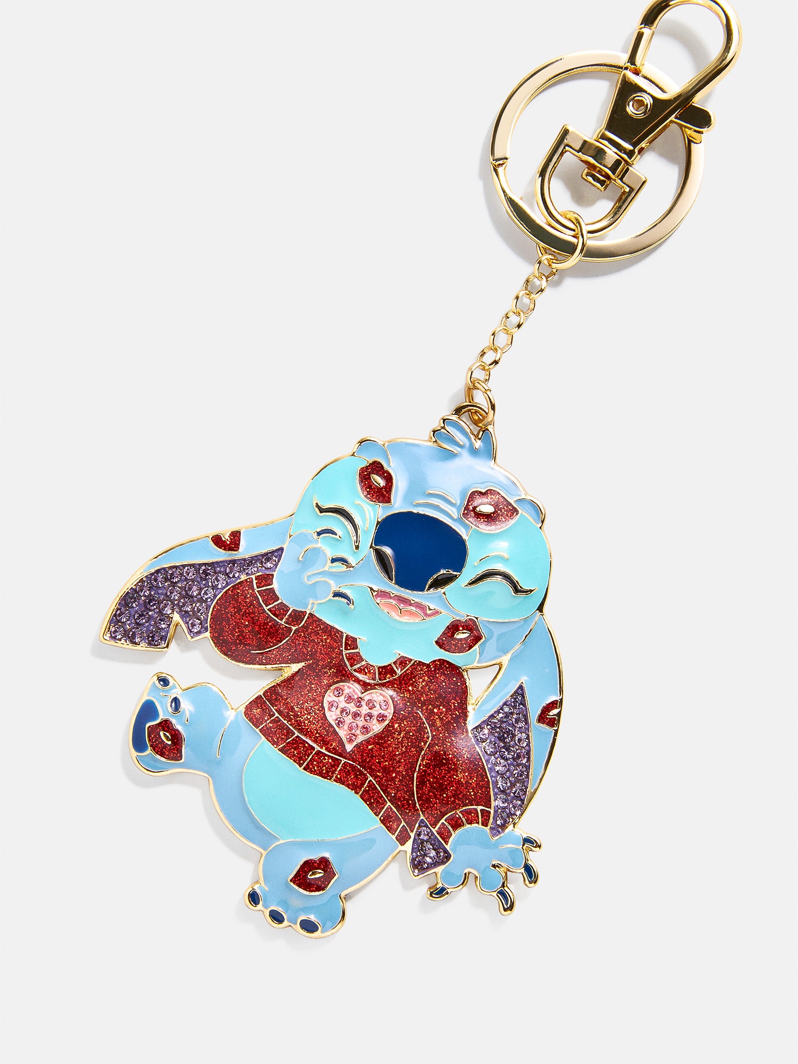 Premium Disney Stitch Love 2D Bag Charm - Ultimate Style Accessory