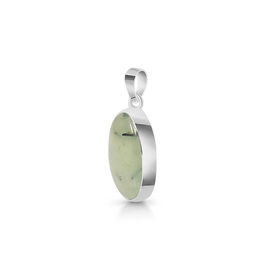 Premium Prehnite Pendant - Ultimate Elegance in Green (PRN-P-20)