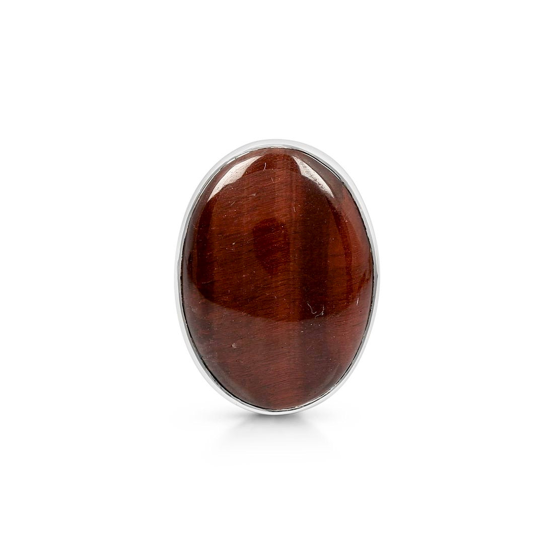 Premium Red Tiger Eye Adjustable Ring - Bold & Authentic