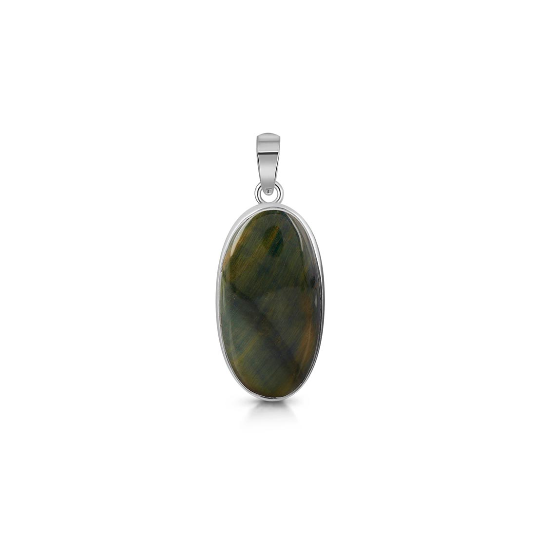 Premium Blue Tiger Eye Pendant - Ultimate Confidence Booster