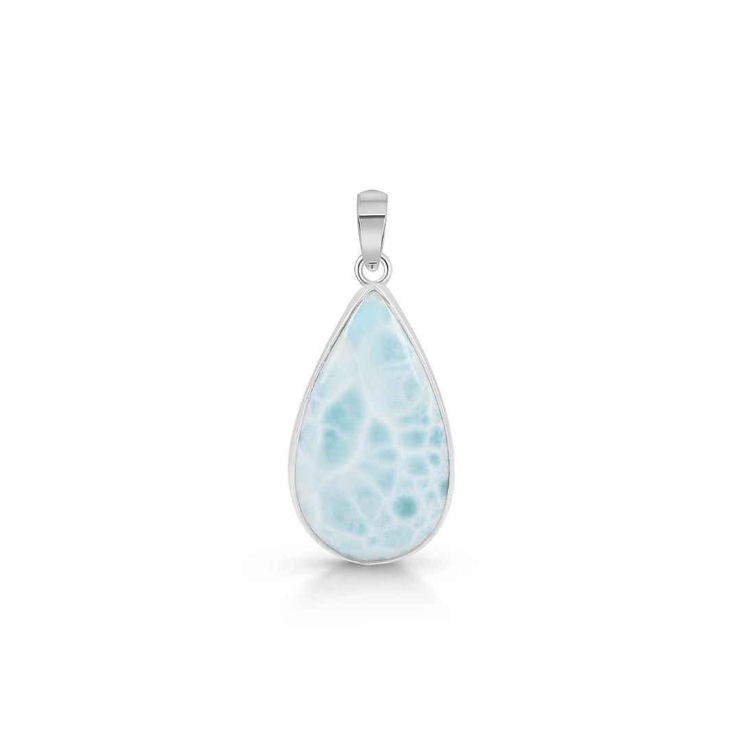 Premium Larimar Pendant - Ultimate Healing Jewelry (LAR-P-9)