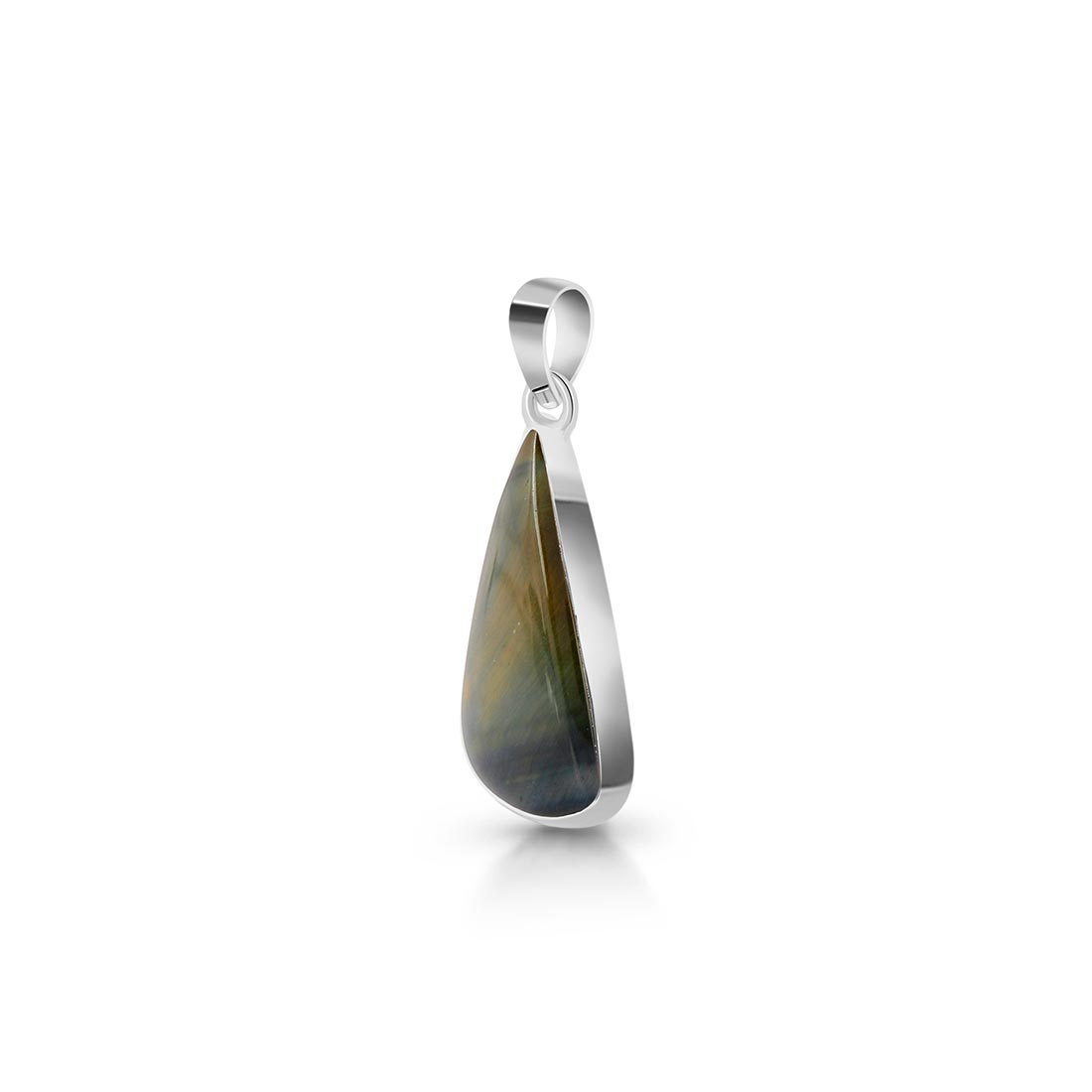 Premium Blue Tiger Eye Pendant - Ultimate Elegance (BTE-P-23)