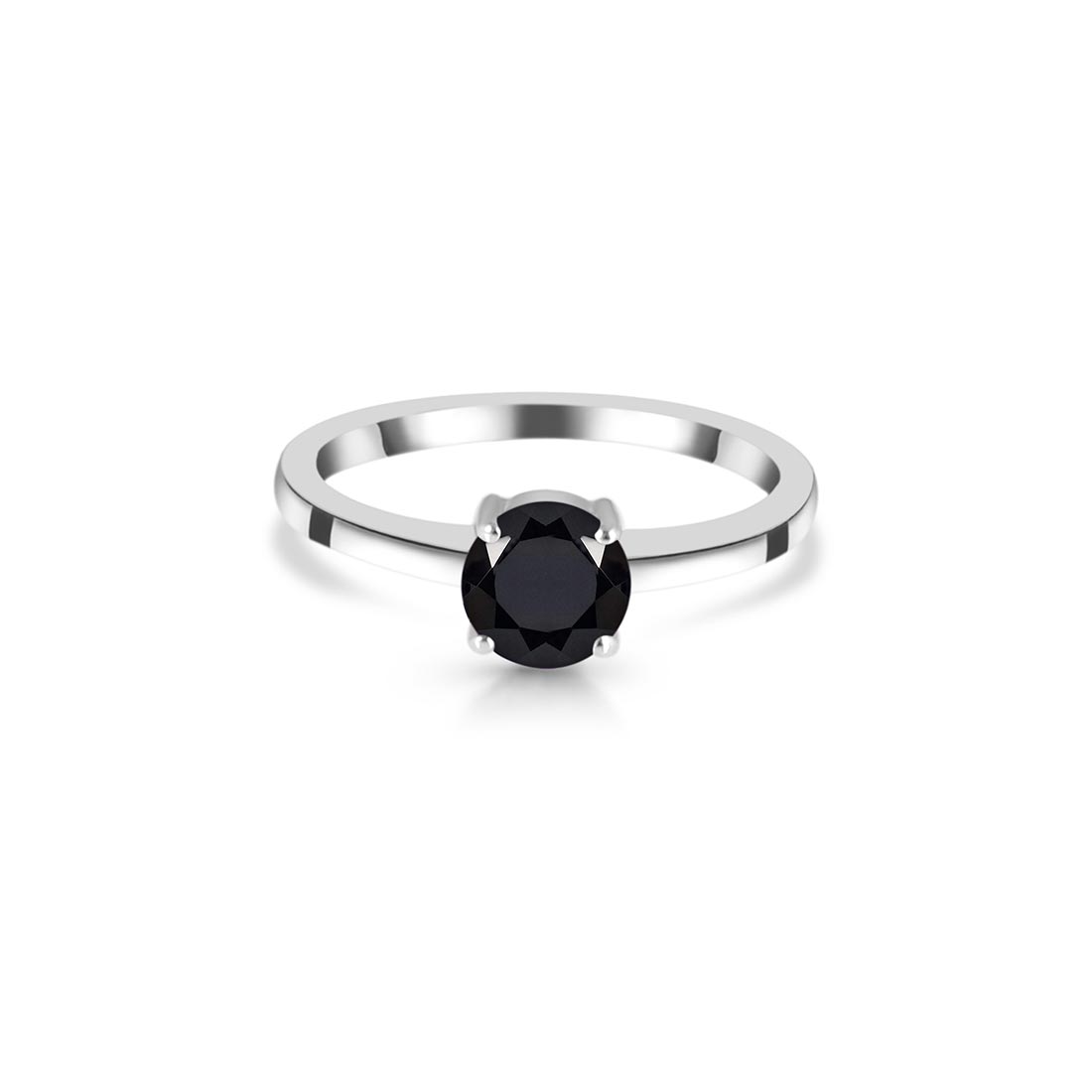 Premium Black Tourmaline Ring - Ultimate Grounding Jewelry (BLS-SR-236)