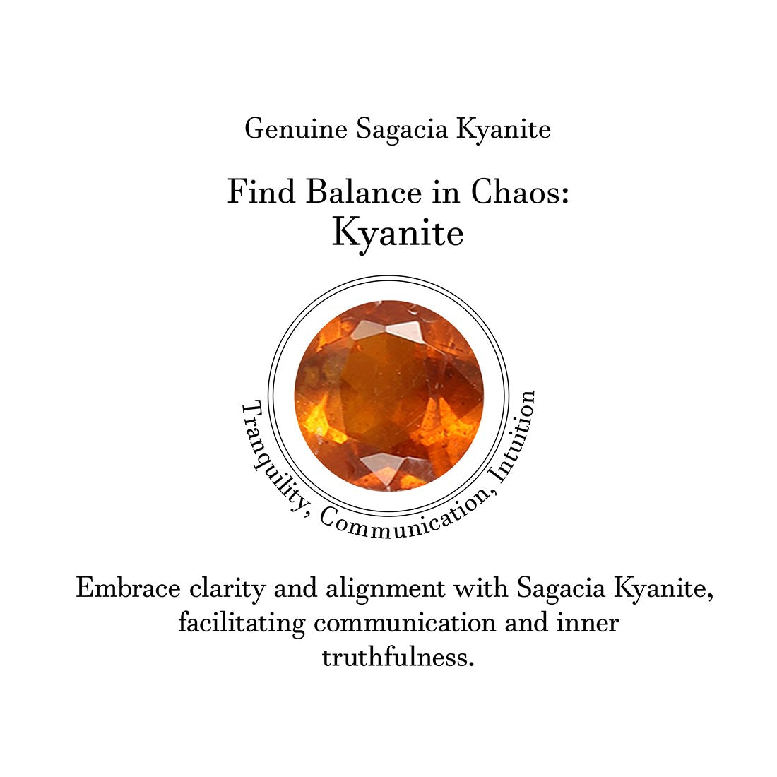 Premium Orange Kyanite Ring - Ultimate Elegance (KYN-SR-237-O)