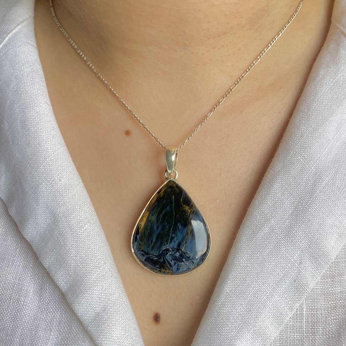 Premium Pietersite Pendant - Ultimate Statement Jewelry