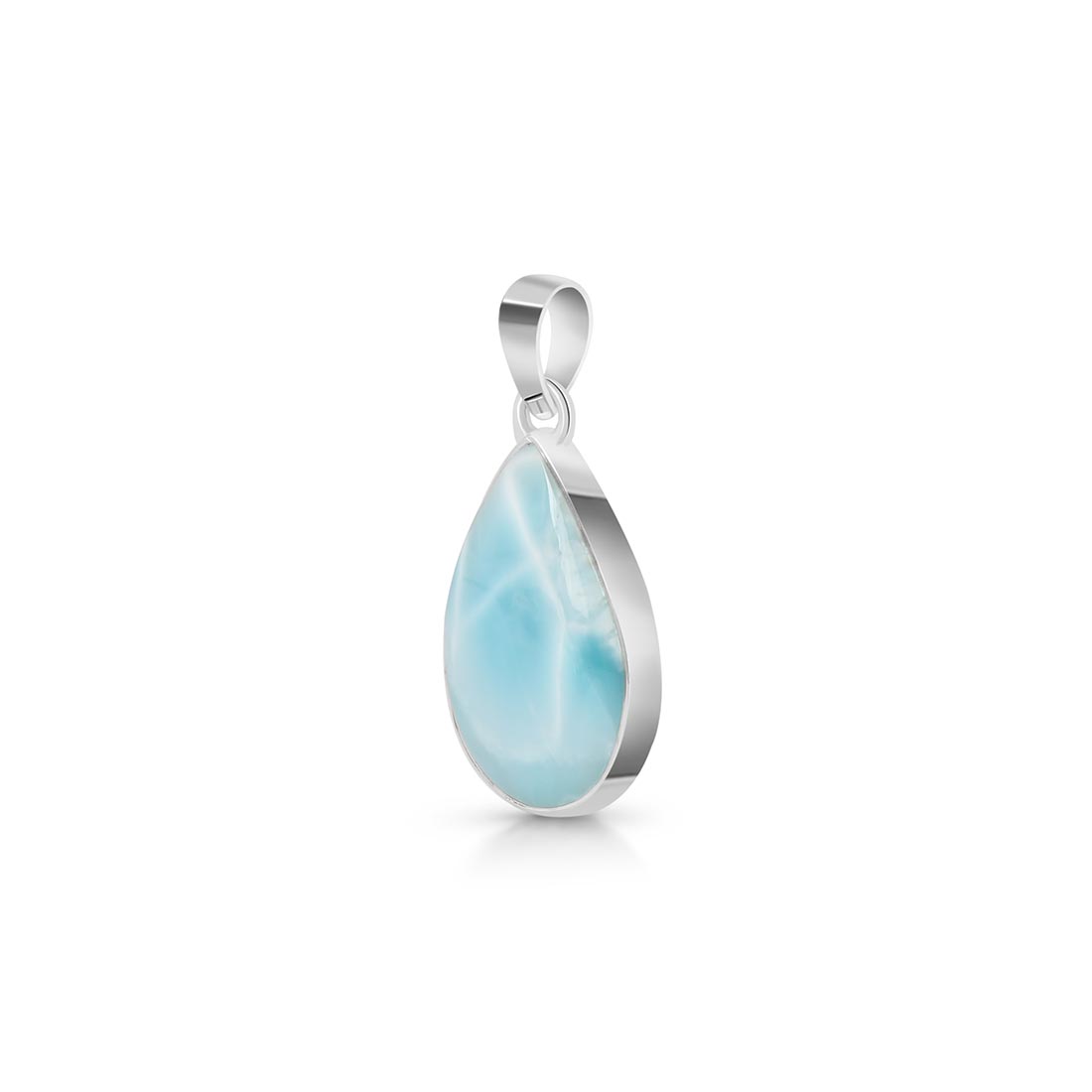 Premium Larimar Pendant - Ultimate Healing Jewelry (LAR-P-32)