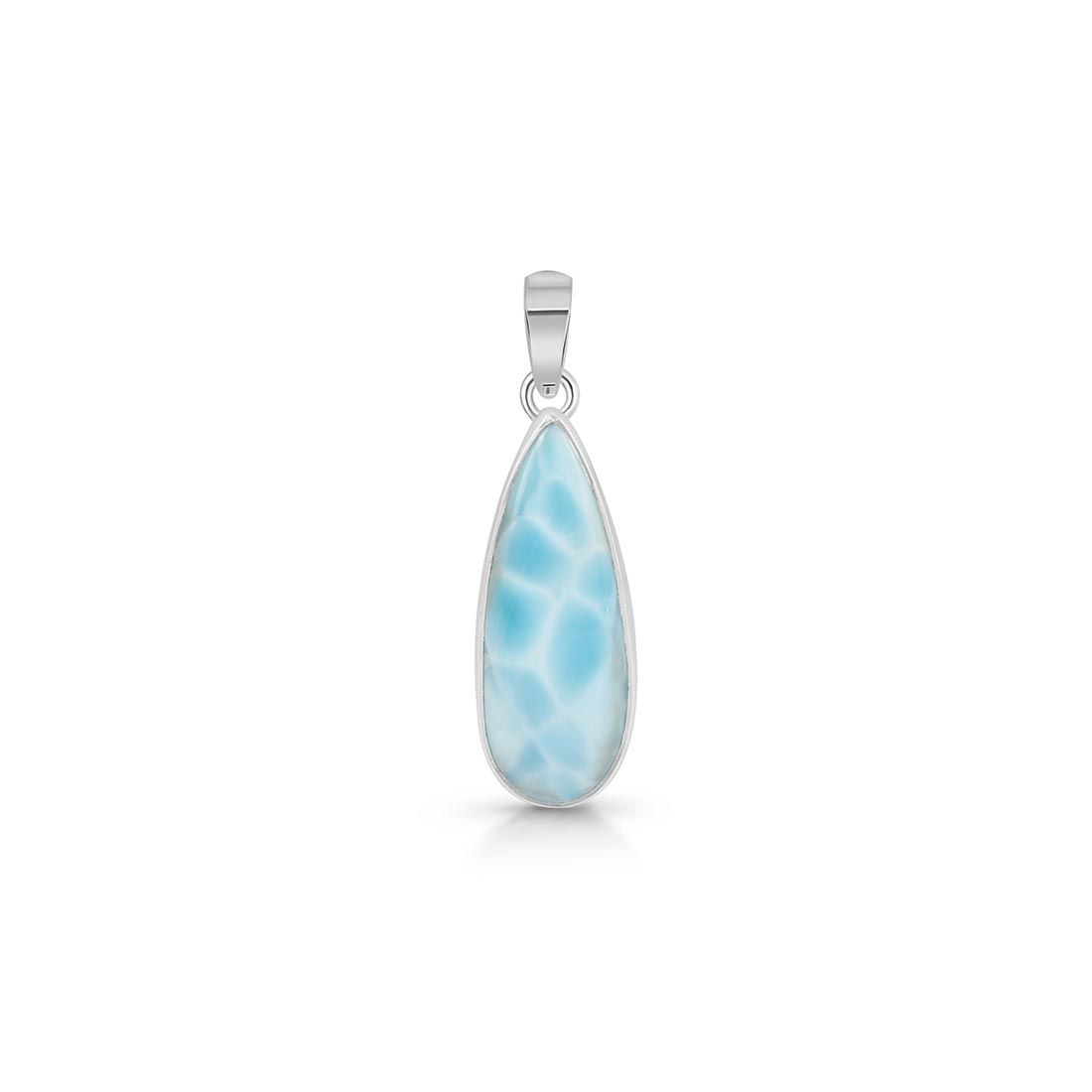 Premium Larimar Healing Pendant - LAR-P-42