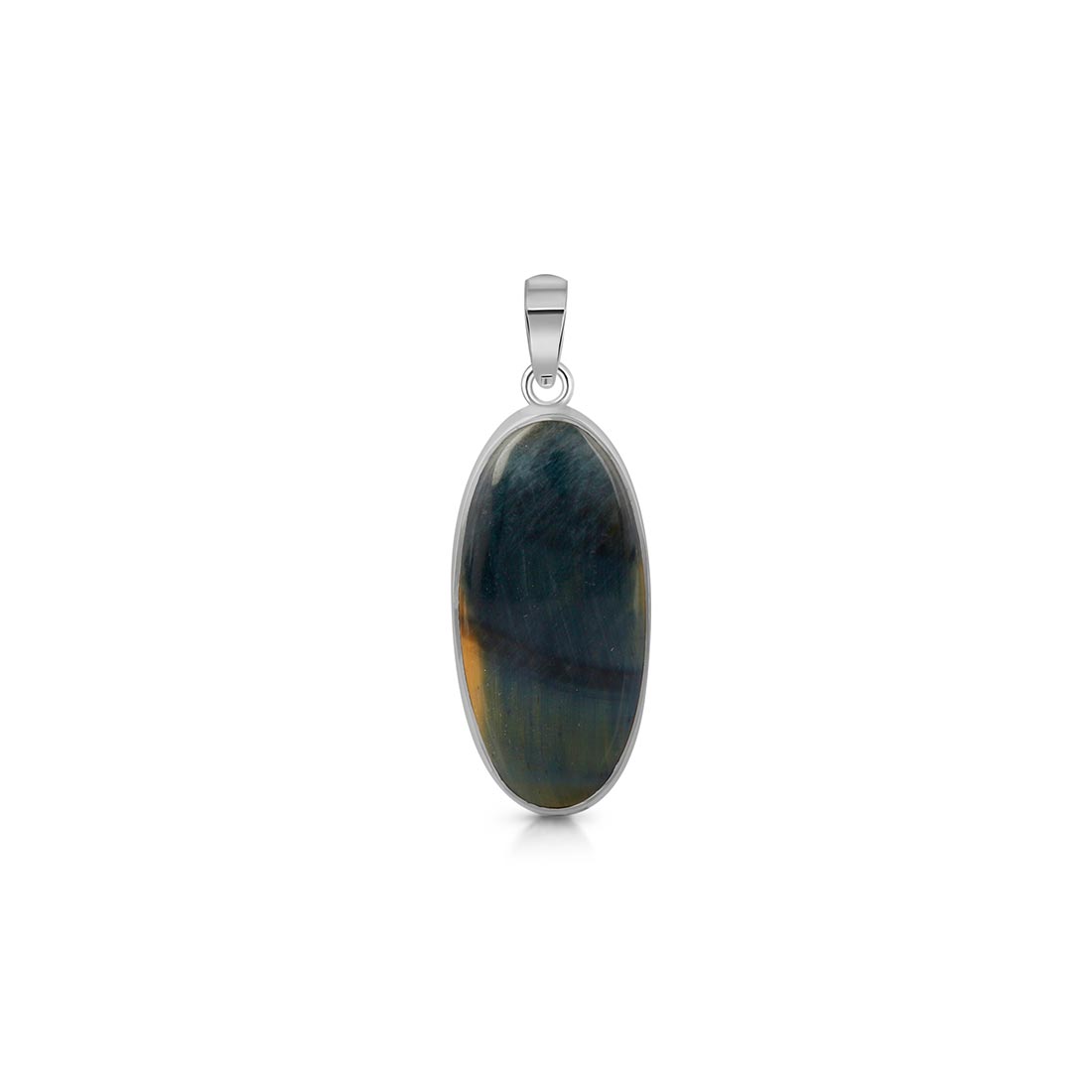 Premium Blue Tiger Eye Pendant - Ultimate Statement Jewelry