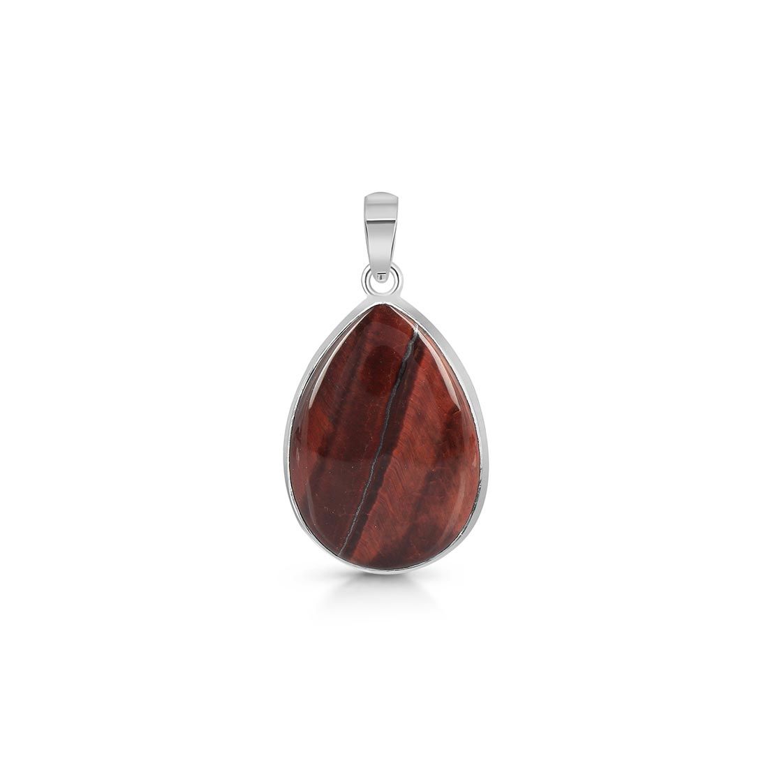 Premium Red Tiger Eye Pendant - Ultimate Statement Jewelry (RTE-P-27)