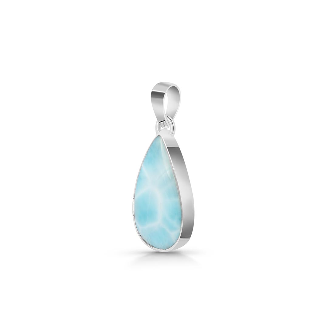 Premium Larimar Statement Pendant - Ultimate Healing Jewelry