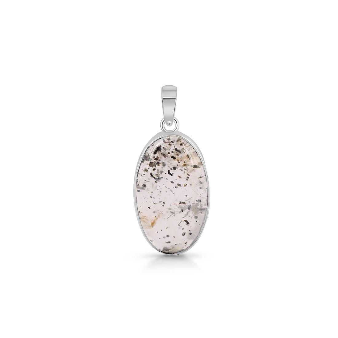 Premium Super Seven Crystal Pendant - Elegant Sterling Silver Design (SSN-P-16)