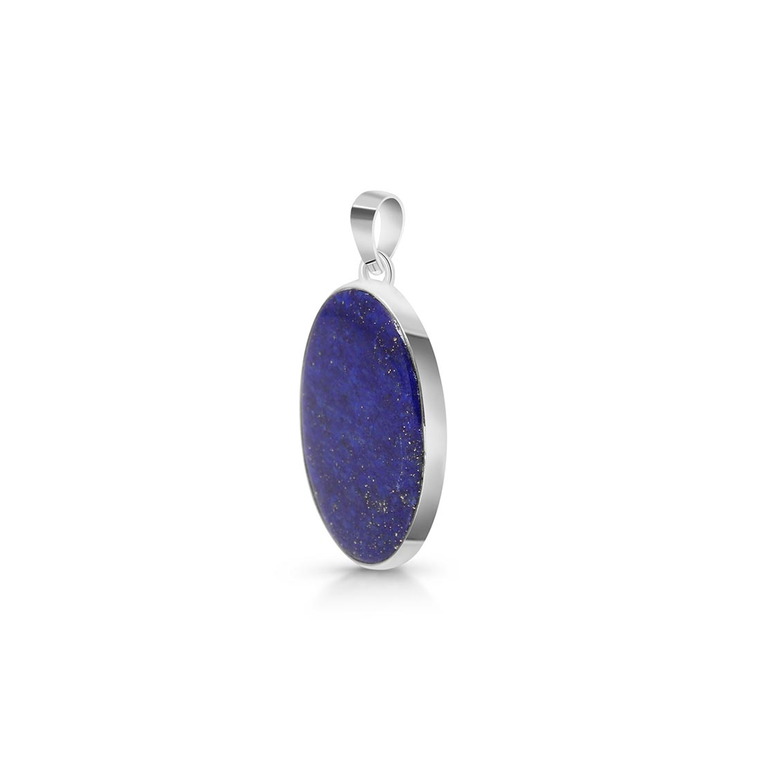 Premium Lapis Pendant - Elegant Silver Statement Piece (LLP-P-8)