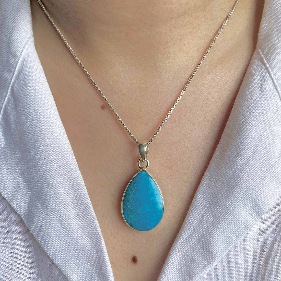 Premium Turquoise Statement Pendant - TRQ-P-20