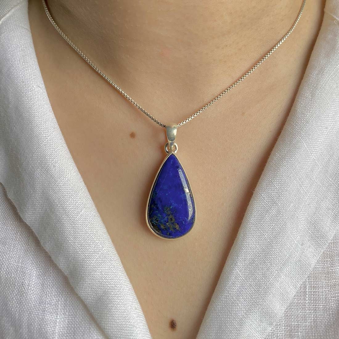 Premium Lapis Statement Pendant - LLP-P-36