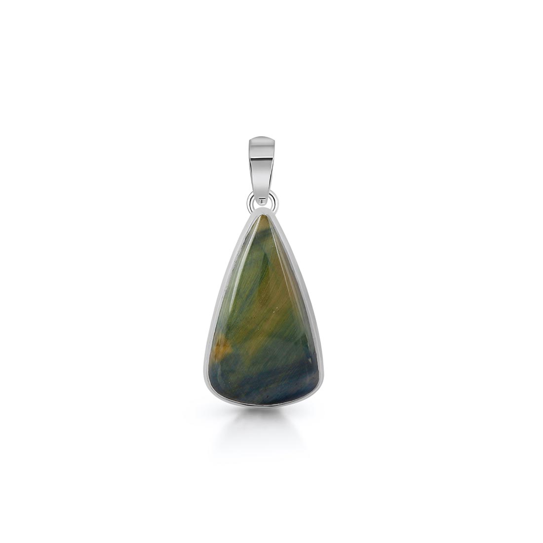 Premium Blue Tiger Eye Pendant - Ultimate Elegance (BTE-P-23)