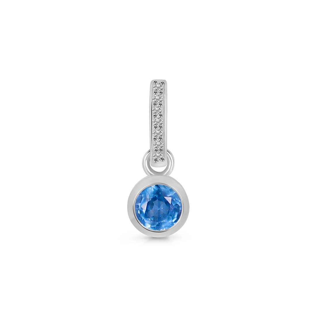 Premium Kyanite & White Topaz Pendant - Ultimate Elegance