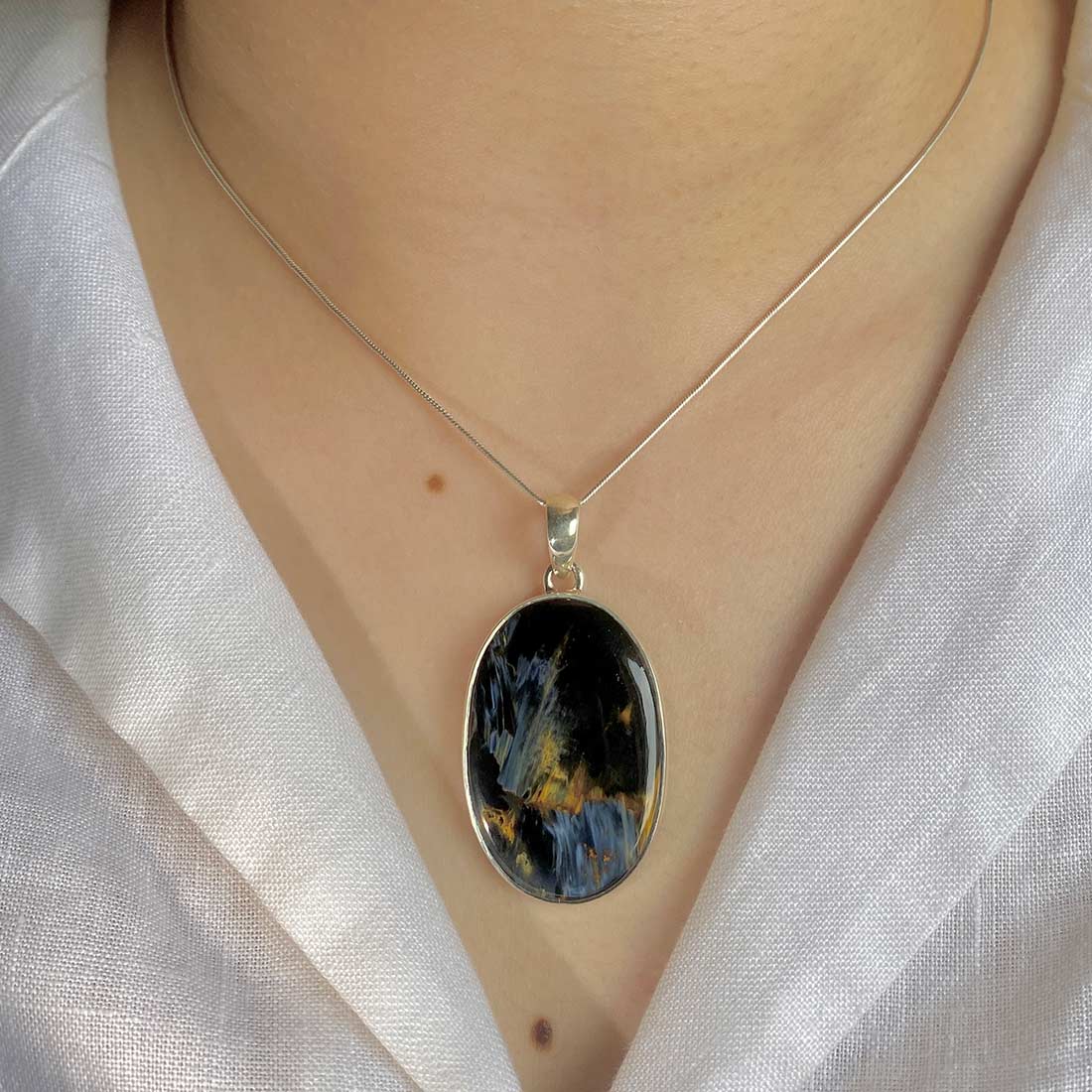 Premium Statement Pietersite Pendant - PIT-P-18