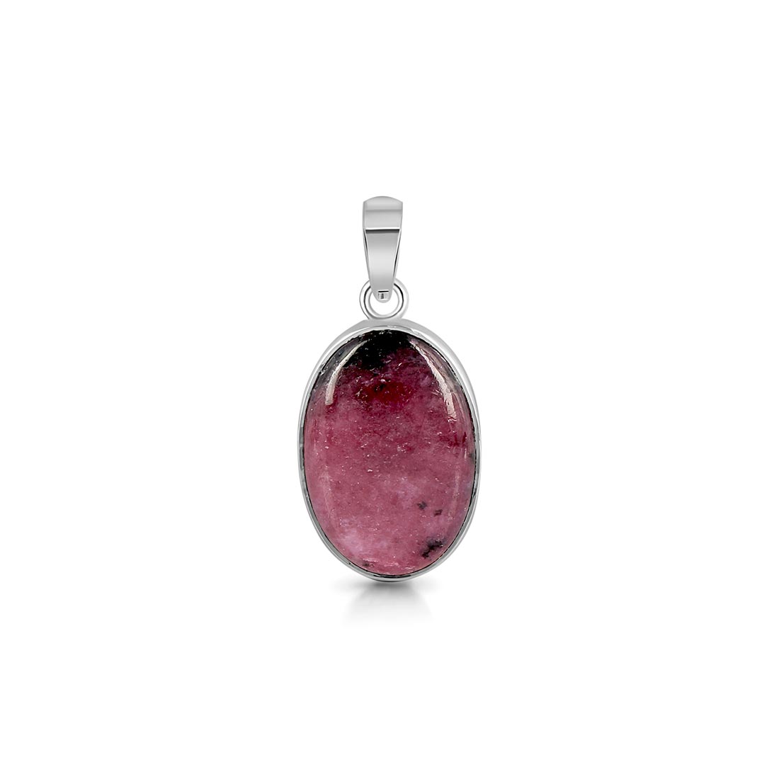 Premium Pink Ruby Zoisite Silver Pendant - Elevate Your Style