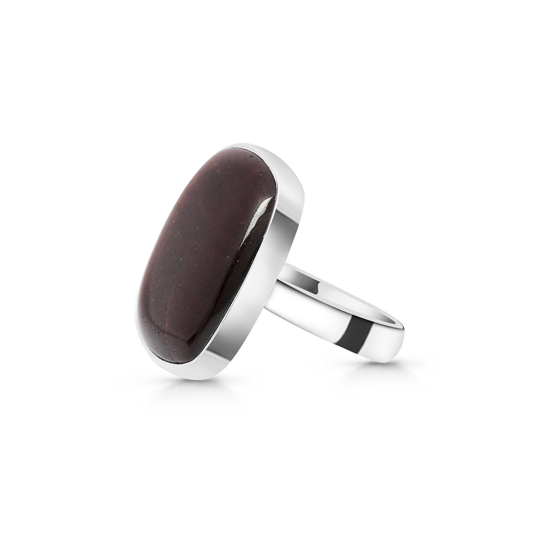 Premium Red Tiger Eye Adjustable Ring - Bold & Authentic (RTE-R-28)