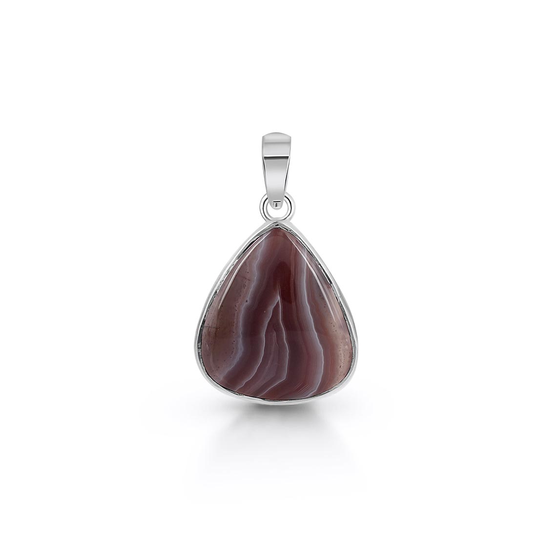 Premium Botswana Agate Pendant - Sagacia Elegance (RBA-P-12)